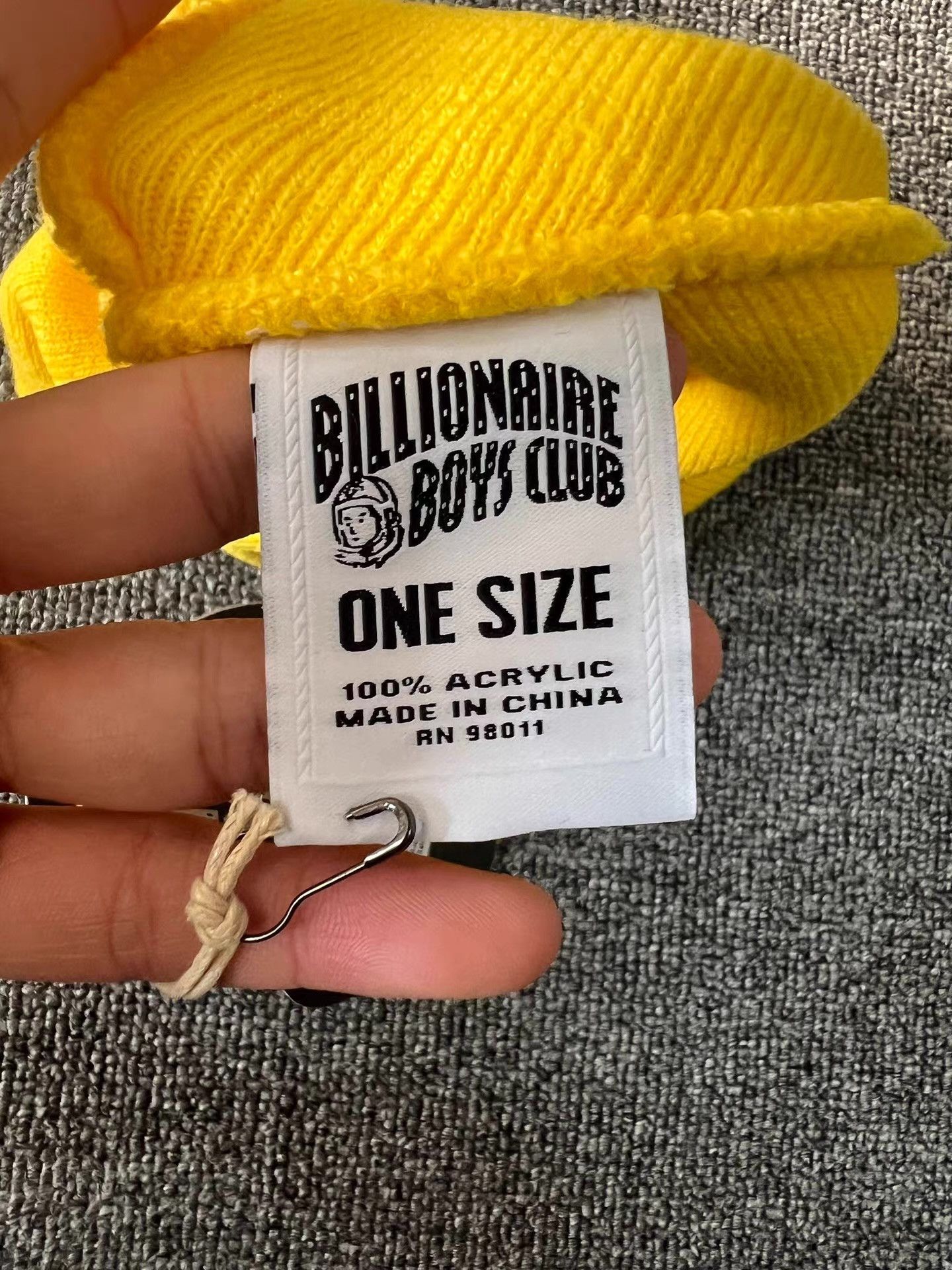 Billionaire Boys Club BBC Classic Rubber Logo Knitted Beanie Q7 Size ONE SIZE - 3 Thumbnail