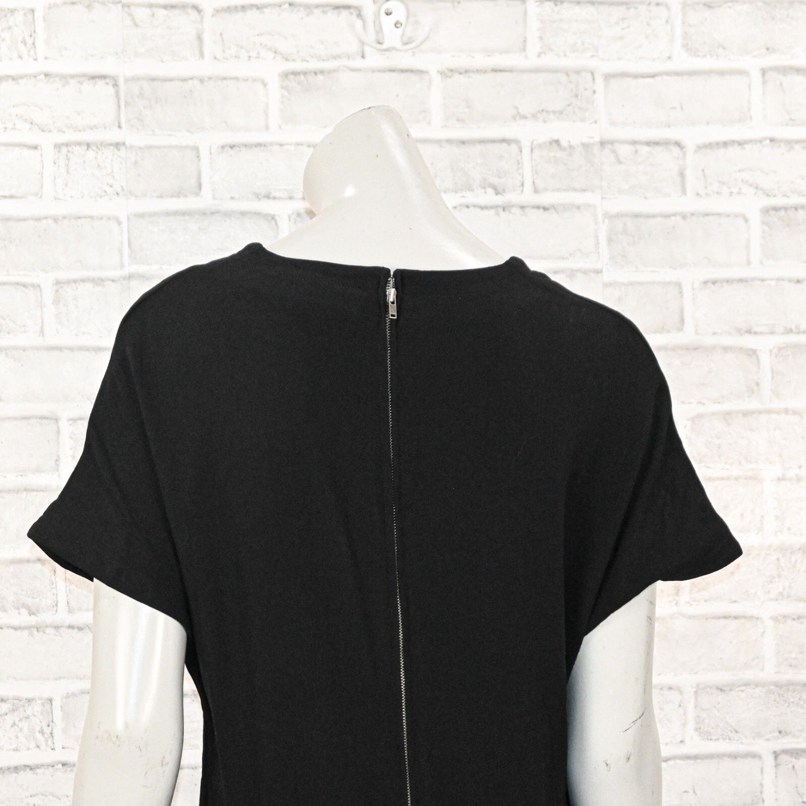 Apiece Apart APIECE APART V-neck cap sleeve Dress Black wool blend Size XS / US 0-2 / IT 36-38 - 12 Thumbnail