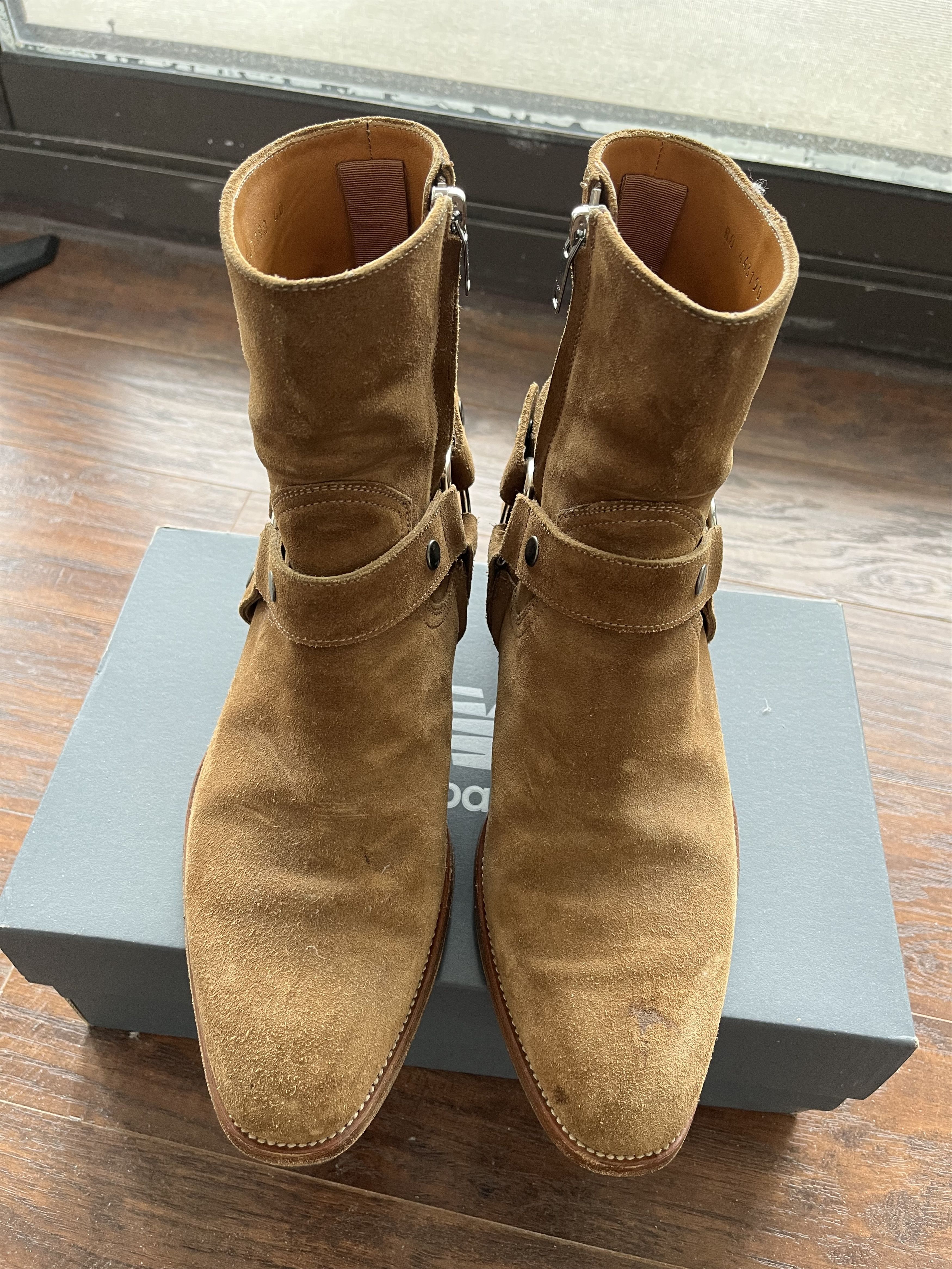 Saint Laurent Paris Wyatt Boots