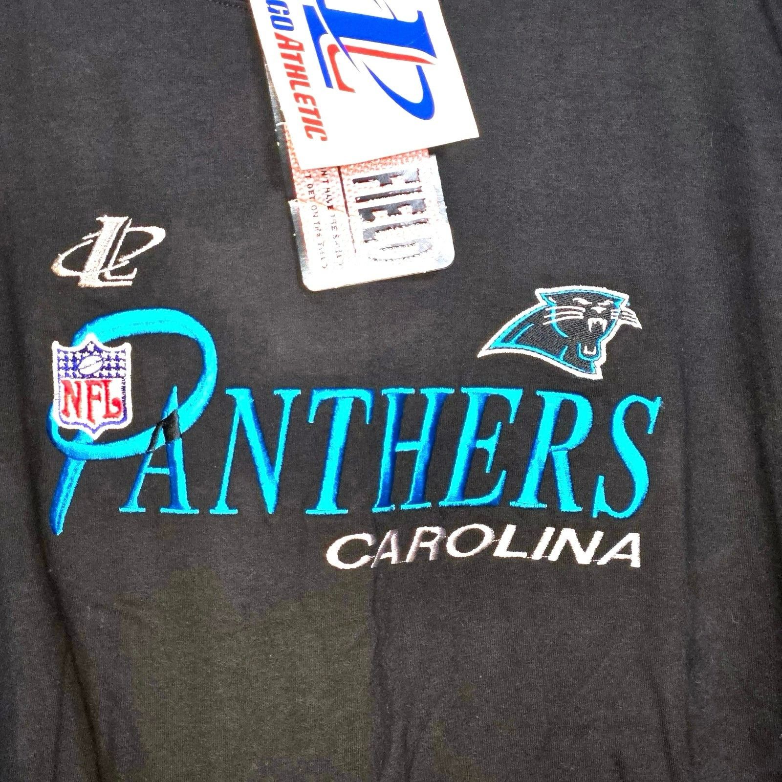 Logo Athletic NWT Vintage Carolina Panthers black t- shirt. Size XL Size US XL / EU 56 / 4 - 3 Thumbnail