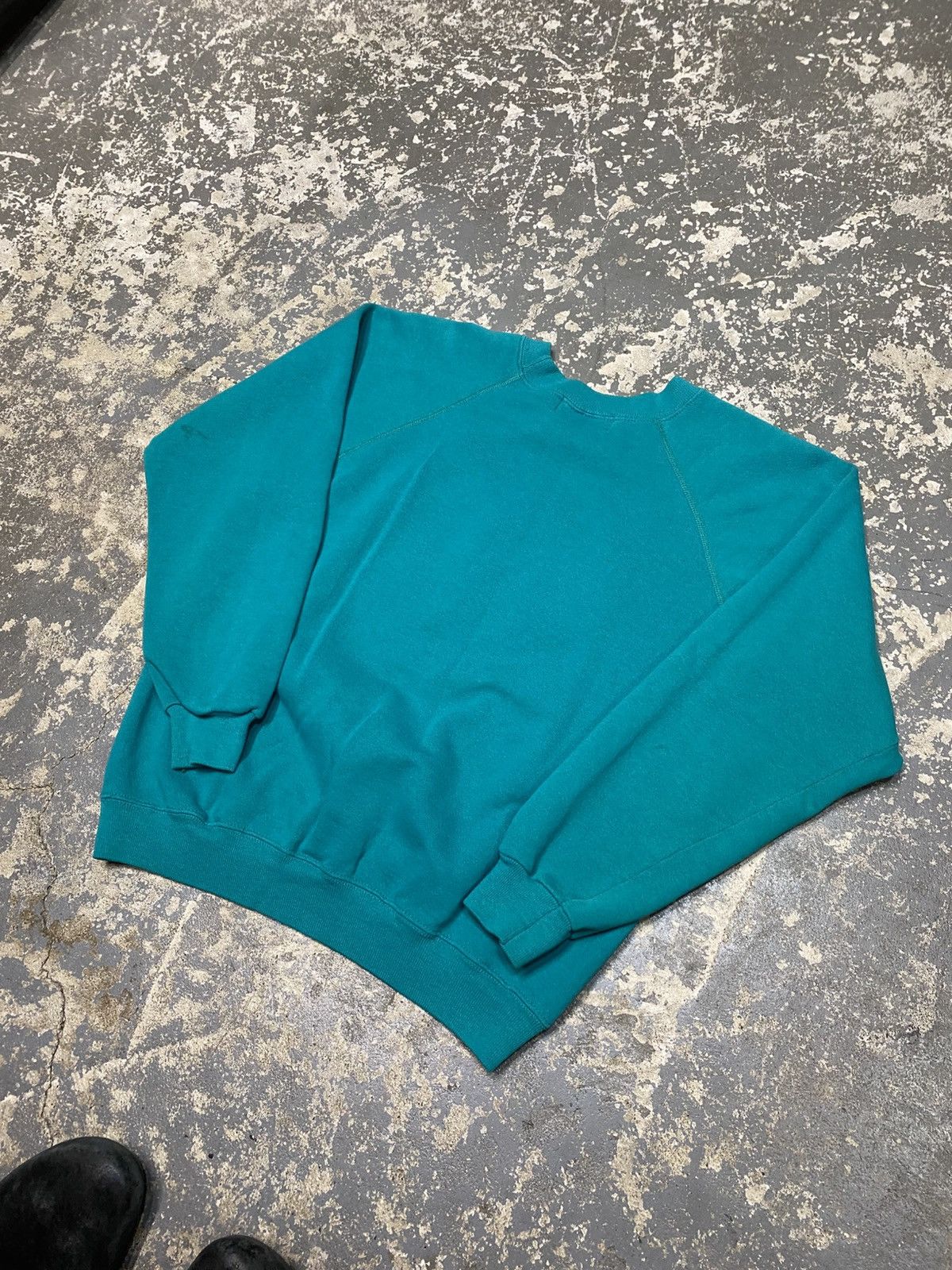 Vintage Vintage I Love Cats Cat Teal Pullover Crewneck SweatshirtUSA Size US L / EU 52-54 / 3 - 9 Thumbnail