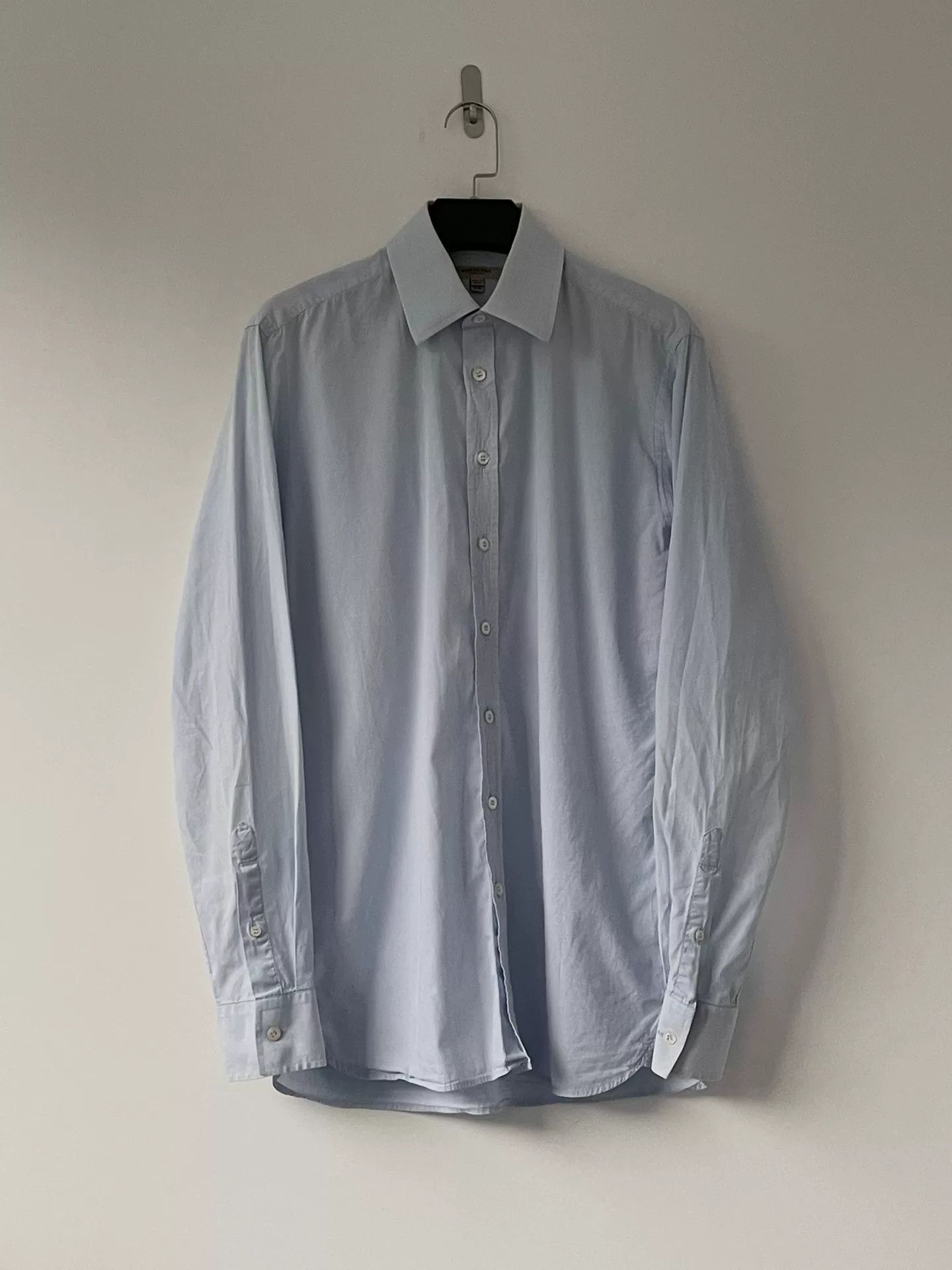 Burberry burberry light blue long sleeve shirt Size US M / EU 48-50 / 2 - 1 Thumbnail