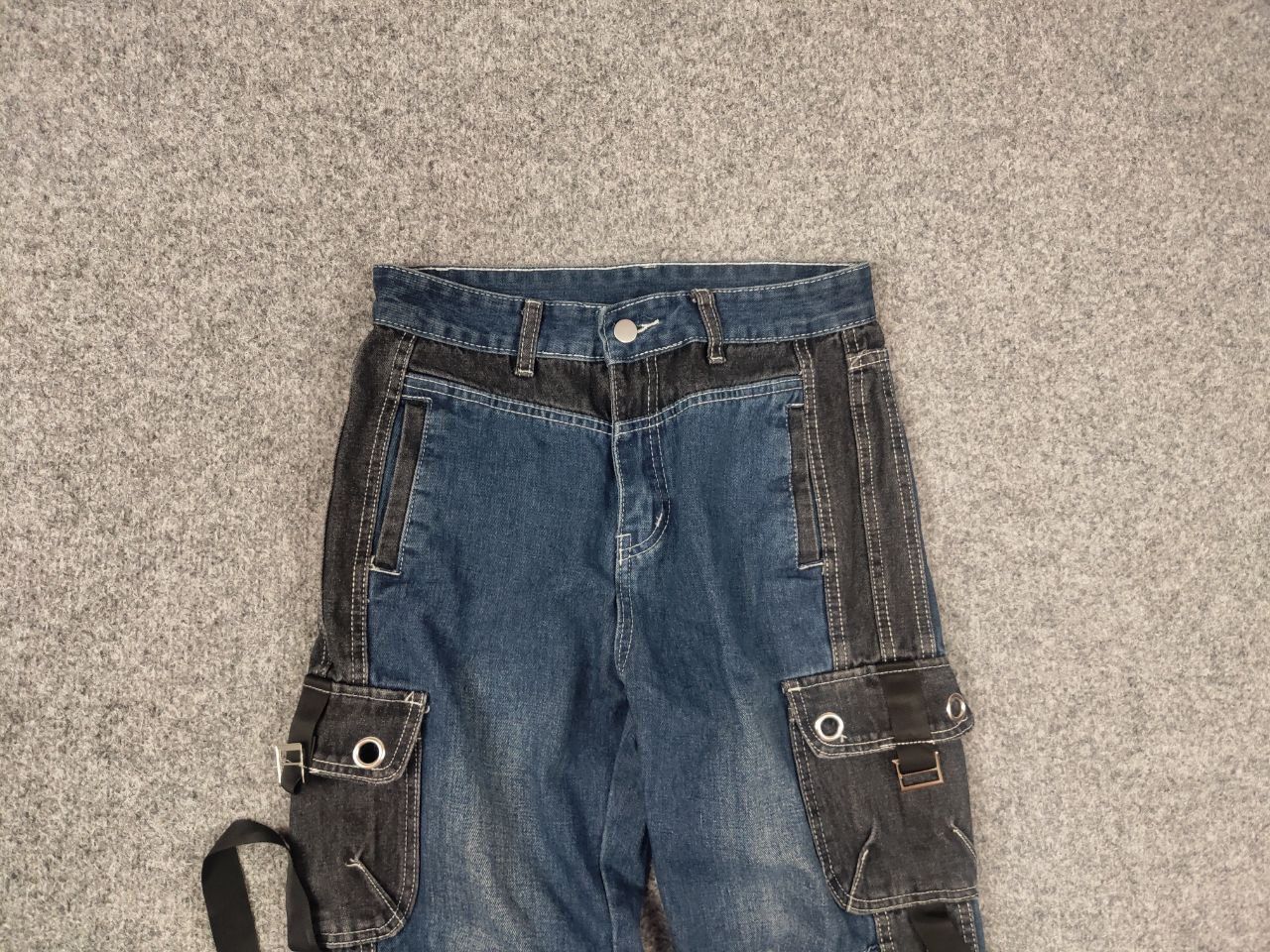 If Six Was Nine Vintage if six was nine y2k LGB Cargo Bondage Jeans Flared Size US 30 / EU 46 - 8 Thumbnail