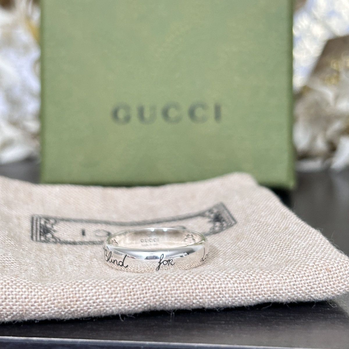 Gucci Gucci Blind For Love Ring - 10US Size ONE SIZE - 6 Thumbnail