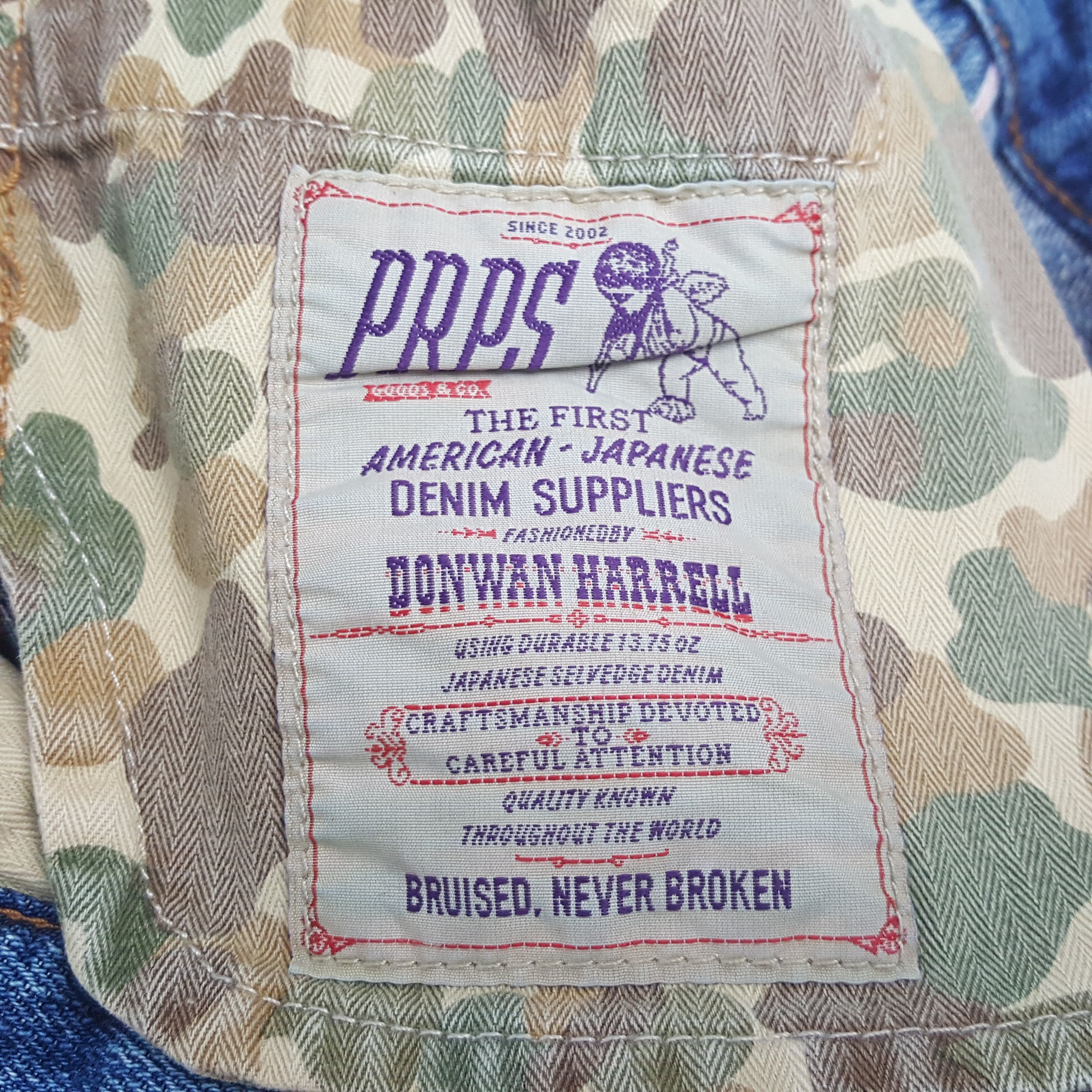Prps Prps Streetwear Style Jeans C297N16 Size US 31 - 14 Thumbnail