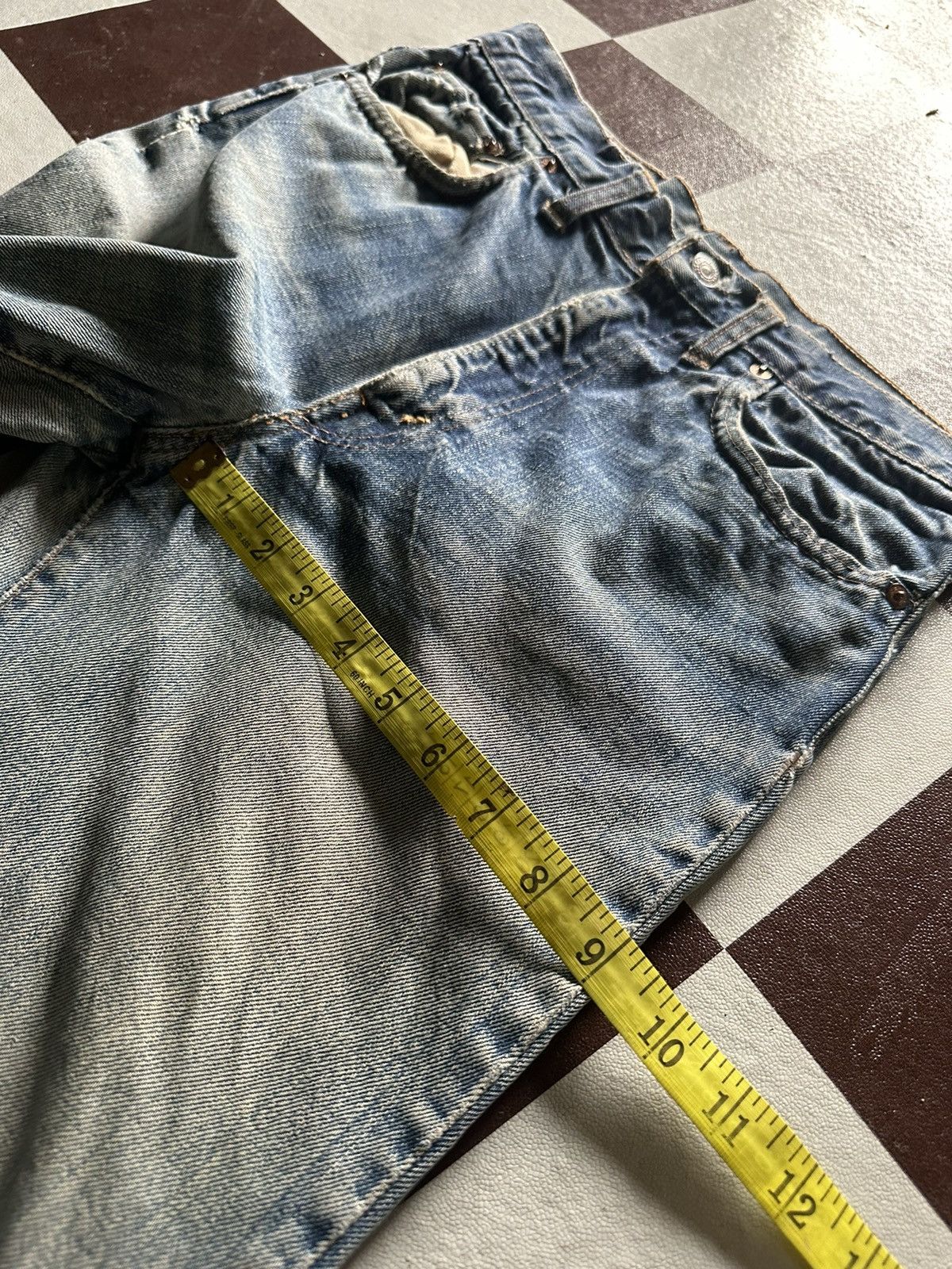 Levi's 🔥Archived🔥Vintage 70s Levi’s bigE top button 16 denim jeans Size US 30 / EU 46 - 15 Thumbnail