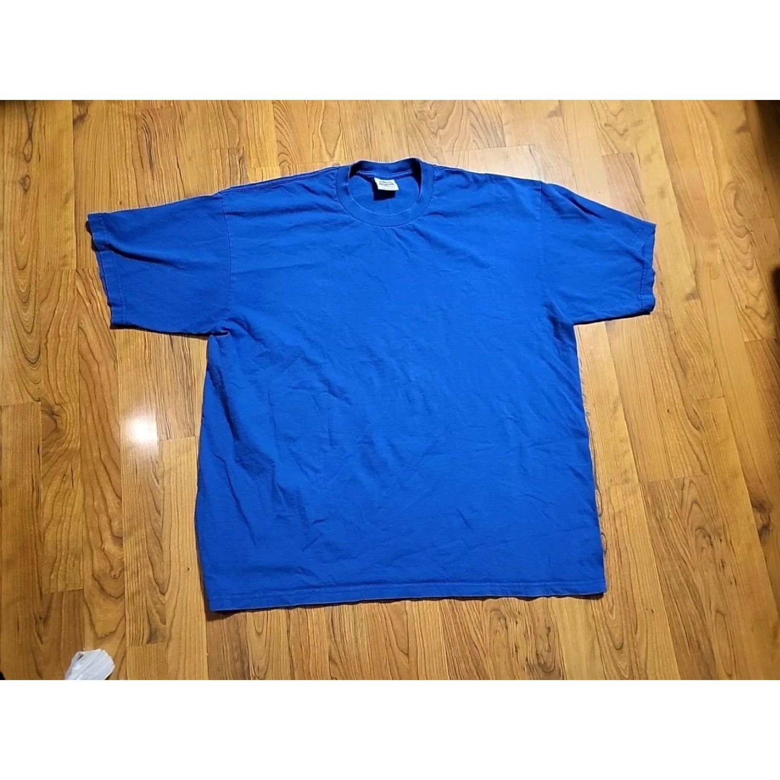 Vintage Pro 5 T-Shirt 3XL SS Royal Blue 100% Cotton Crew Neck Short Sleeve Big & Tall Mens Size US XXL / EU 58 / 5 - 4 Thumbnail