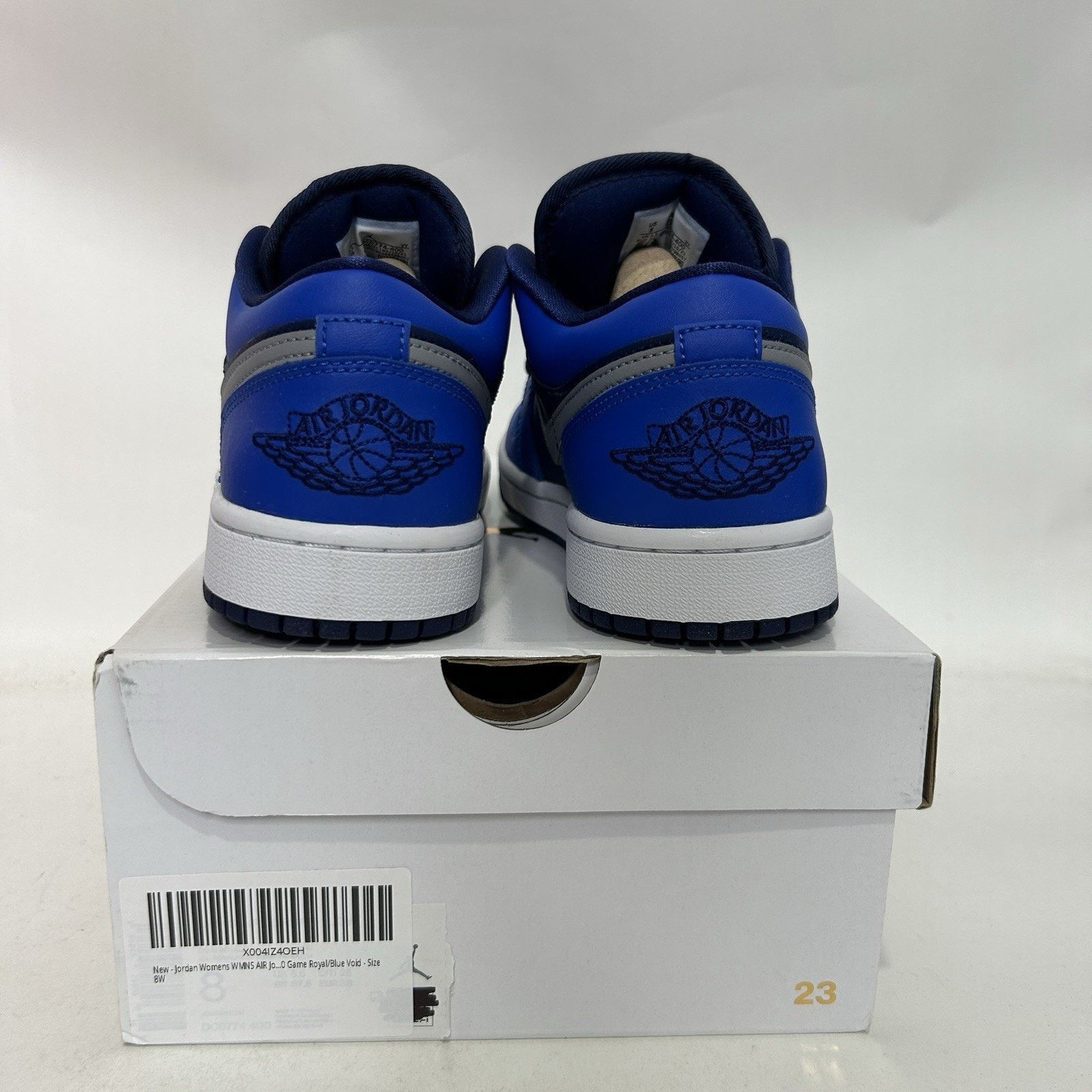 Jordan Brand Nike Air Jordan 1 Low Retro WMNS “Game Royal Blue Void” Size US 8 / IT 38 - 4 Thumbnail
