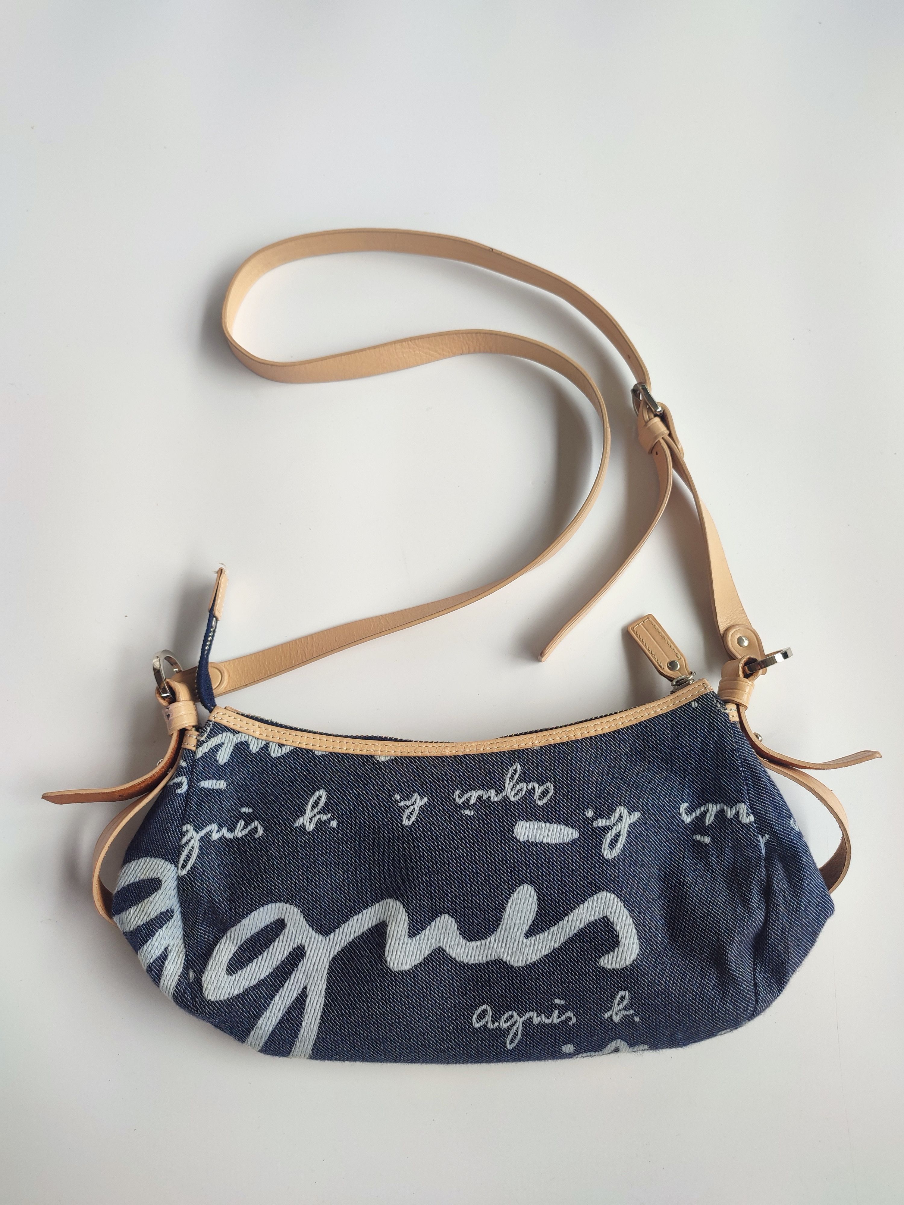 agnes b. AGNES B DENIM CROSSBODY BAG Size ONE SIZE - 2 Thumbnail