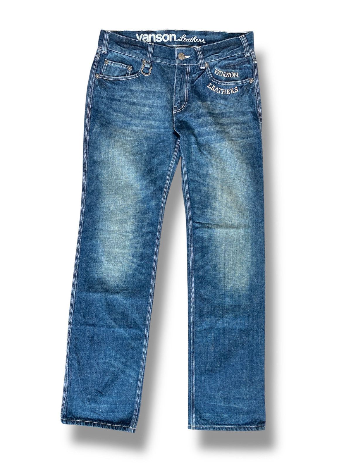 If Six Was Nine × Japanese Brand × Vanson Leathers Rare Embroidery Vanson Leathers Motorcycles Size US 32 / EU 48 - 2 Thumbnail