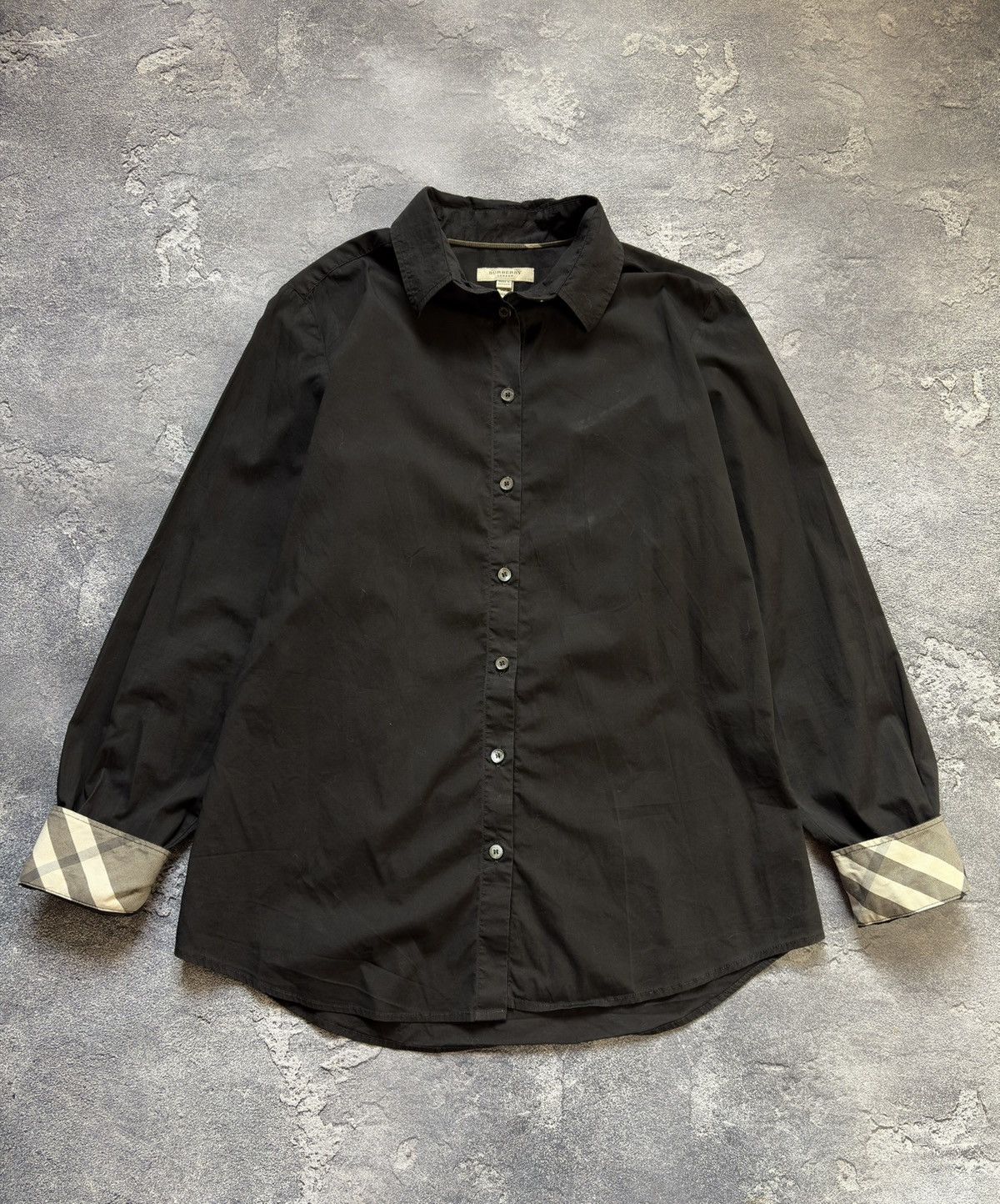 Burberry Vintage Burberry Nova Check Black Luxury Woman’s Shirt Size M / US 6-8 / IT 42-44 - 1 Thumbnail