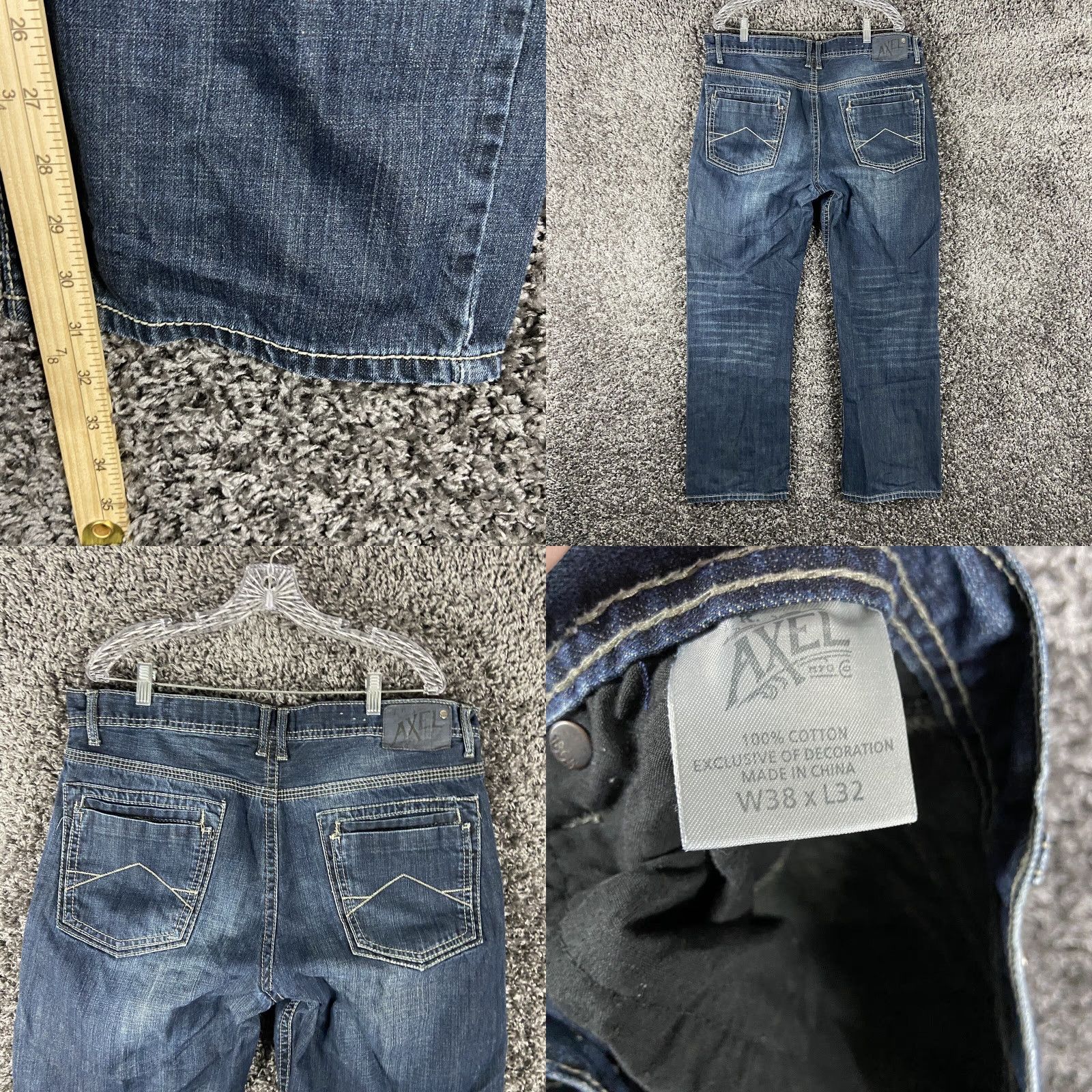 Vintage VINTAGE Axel Jeans T. K. Axel Treadwell Relaxed Straight Jeans Adult Men 38x31 Blue Size US 38 / EU 54 - 8 Thumbnail