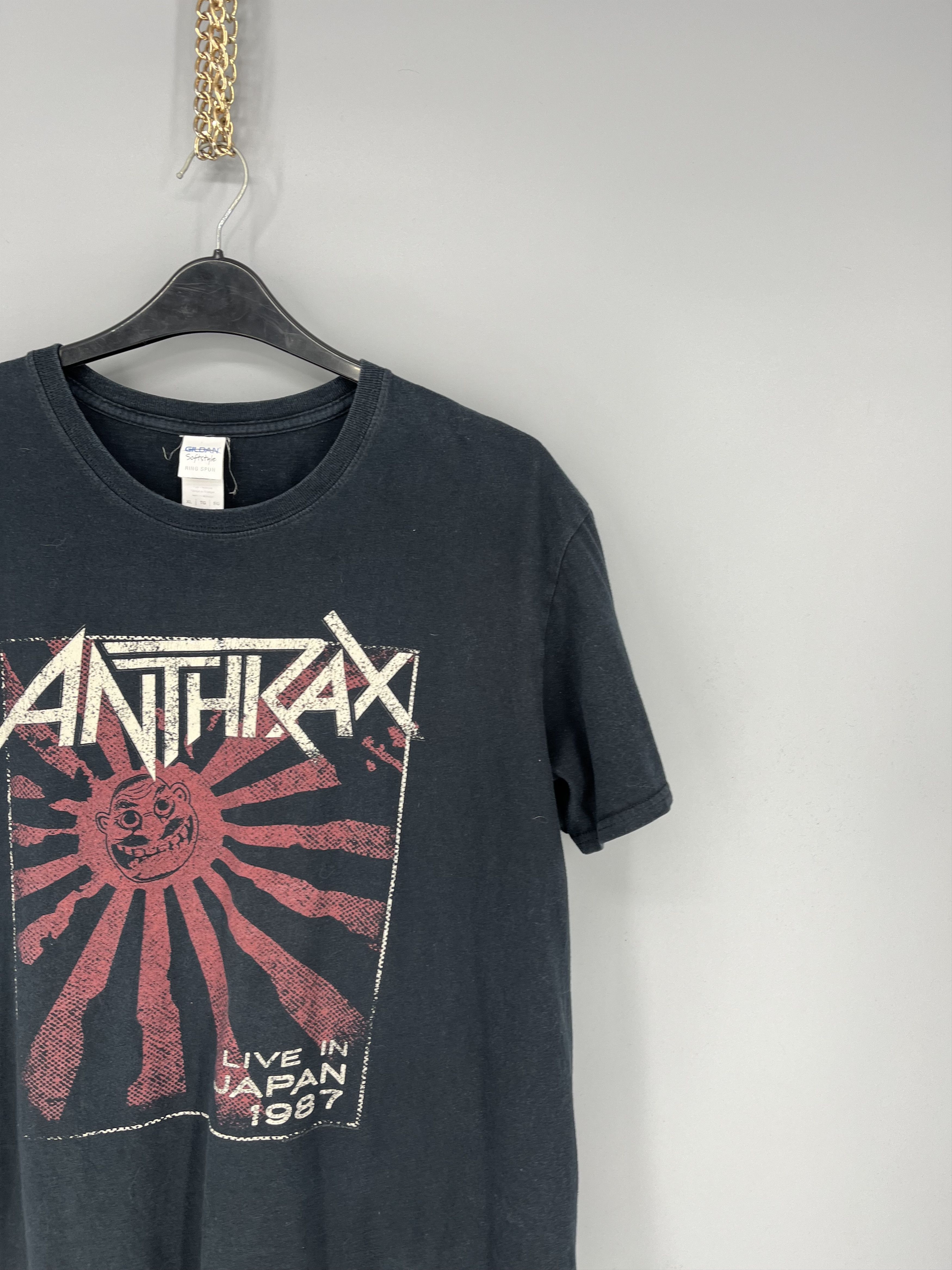 Band Tees Vintage Y2K Anthrax Horror Skulls Band Rock Streetwear Tee Size US M / EU 48-50 / 2 - 5 Thumbnail