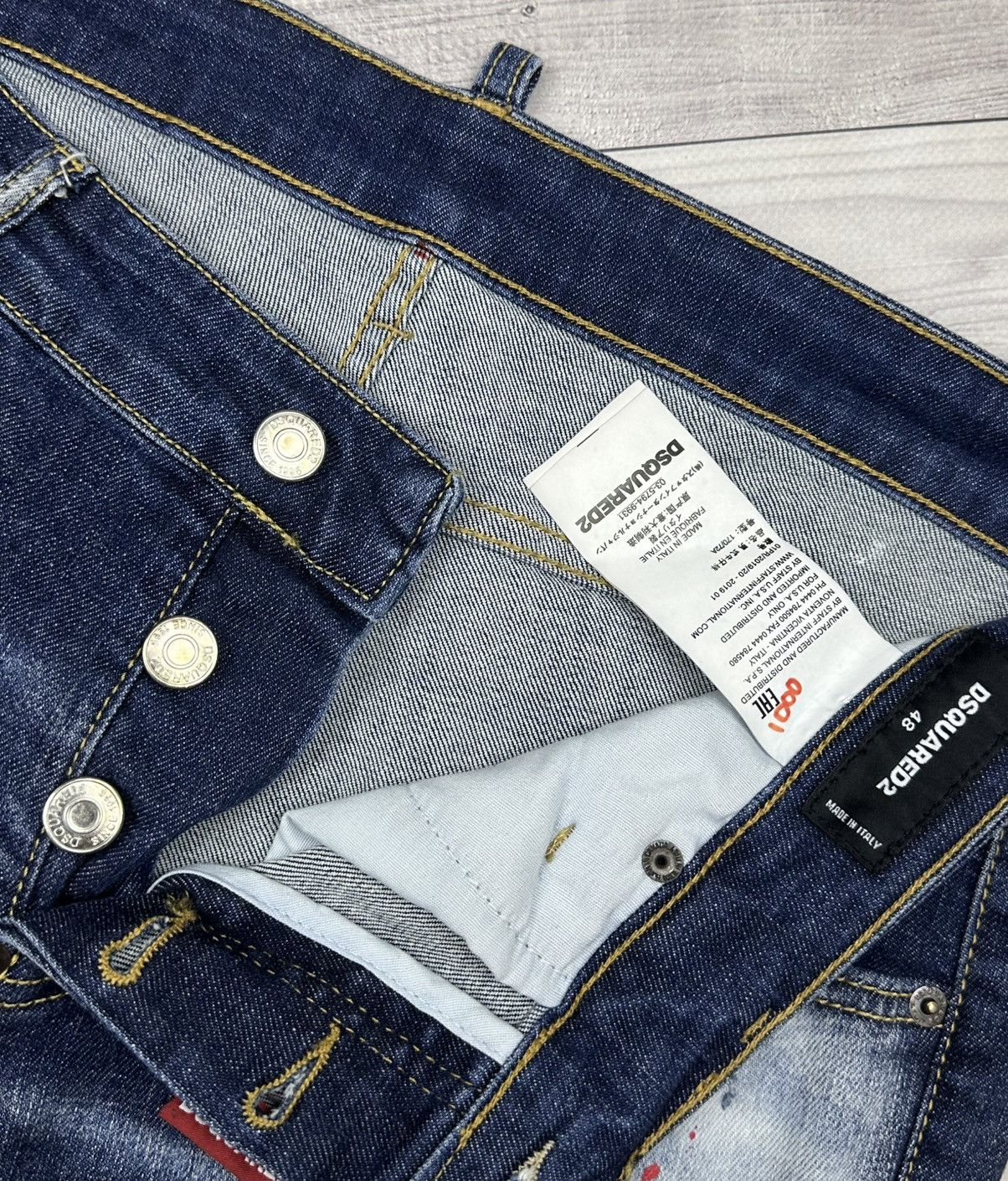 Dsquared2 Dsquared 2 Denim Shorts Size 48 ( M) With Scuffs and Paint Size US 32 / EU 48 - 9 Thumbnail