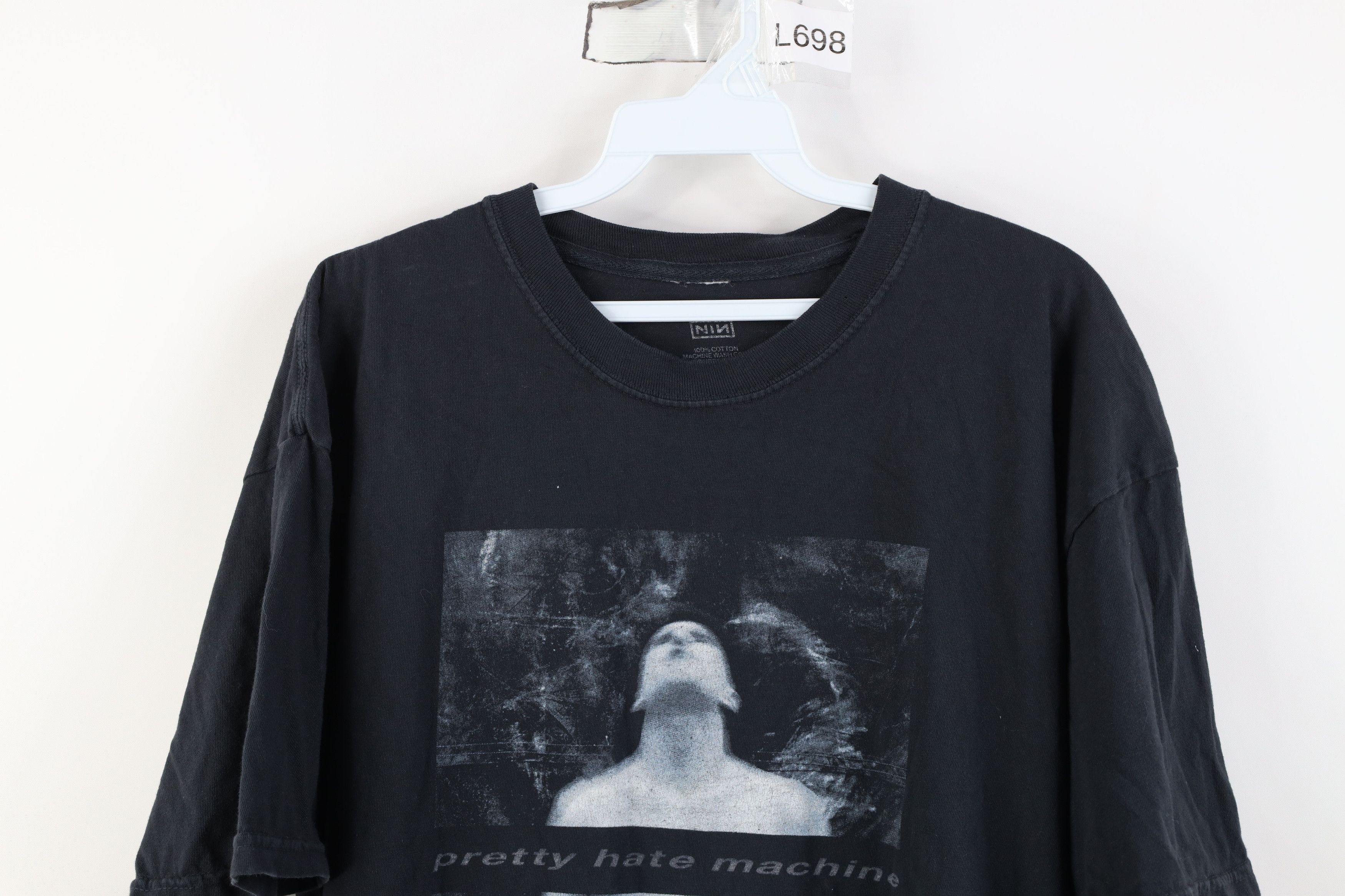 Vintage Vintage Retro Y2K Machine Nine Inch Nails Band T-Shirt NIN Size US XL / EU 56 / 4 - 2 Thumbnail