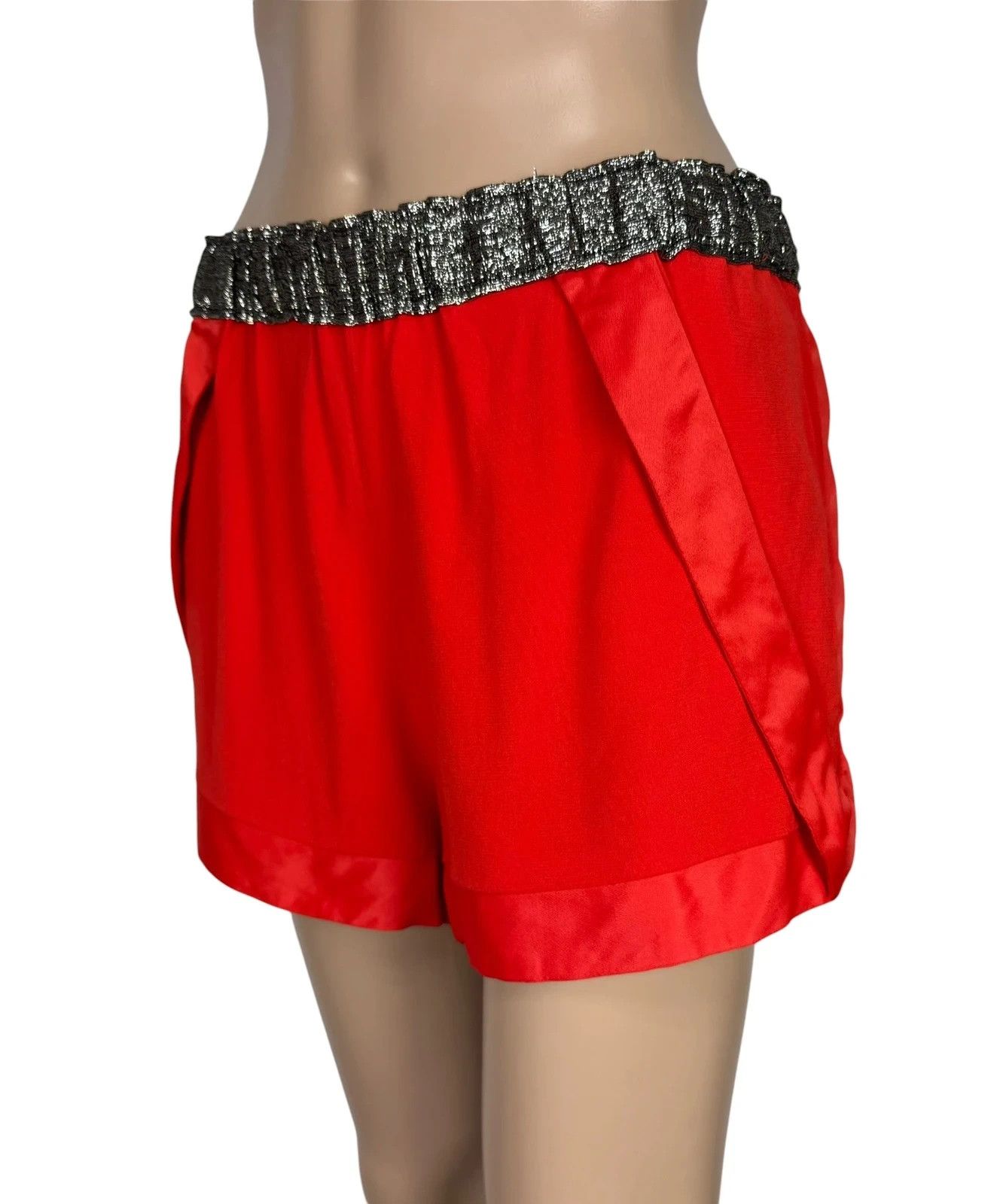 Sandro Sandro Silk Cotton Shorts size 3 Size 30" / US 8 / IT 44 - 3 Thumbnail