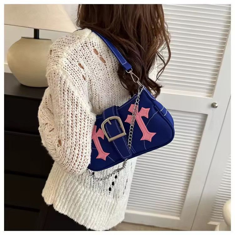 Other Y2K Lock Shoulder Bag – Embroidered Mini Crossbody Size ONE SIZE - 5 Thumbnail