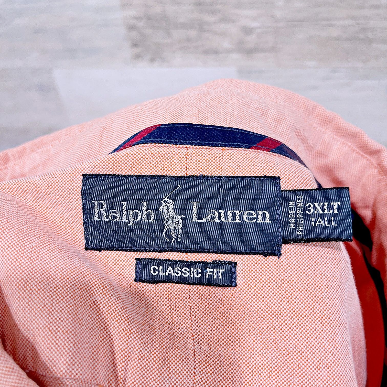 Ralph Lauren Ralph Lauren Classic Fit Oxford Shirt Orange Coral Mens 3XLT Size US XXL / EU 58 / 5 - 5 Thumbnail