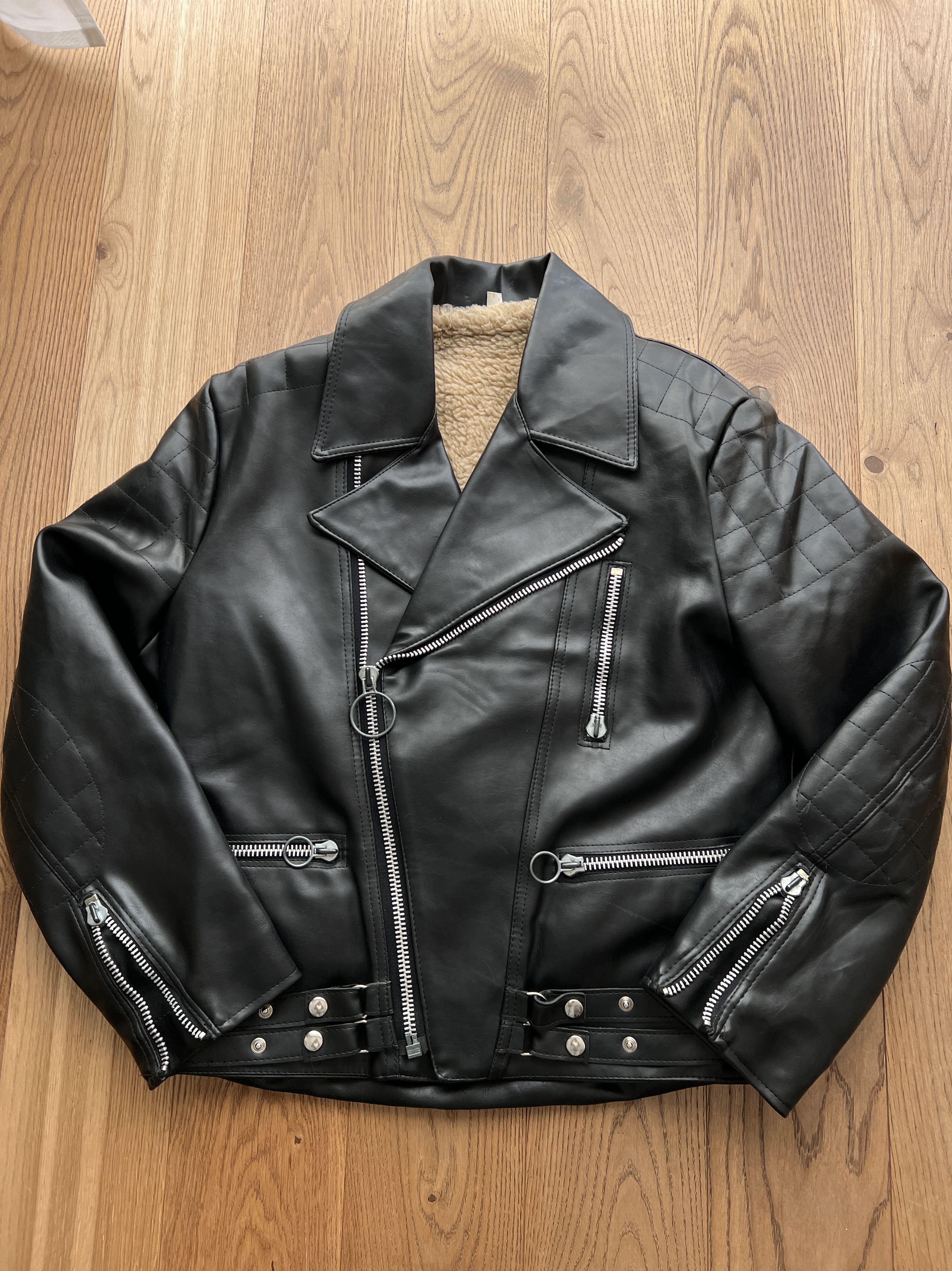 Hysteric Glamour Vegan eco leather 90s Biker jacket bomber opium avant garde Size US M / EU 48-50 / 2 - 1 Thumbnail