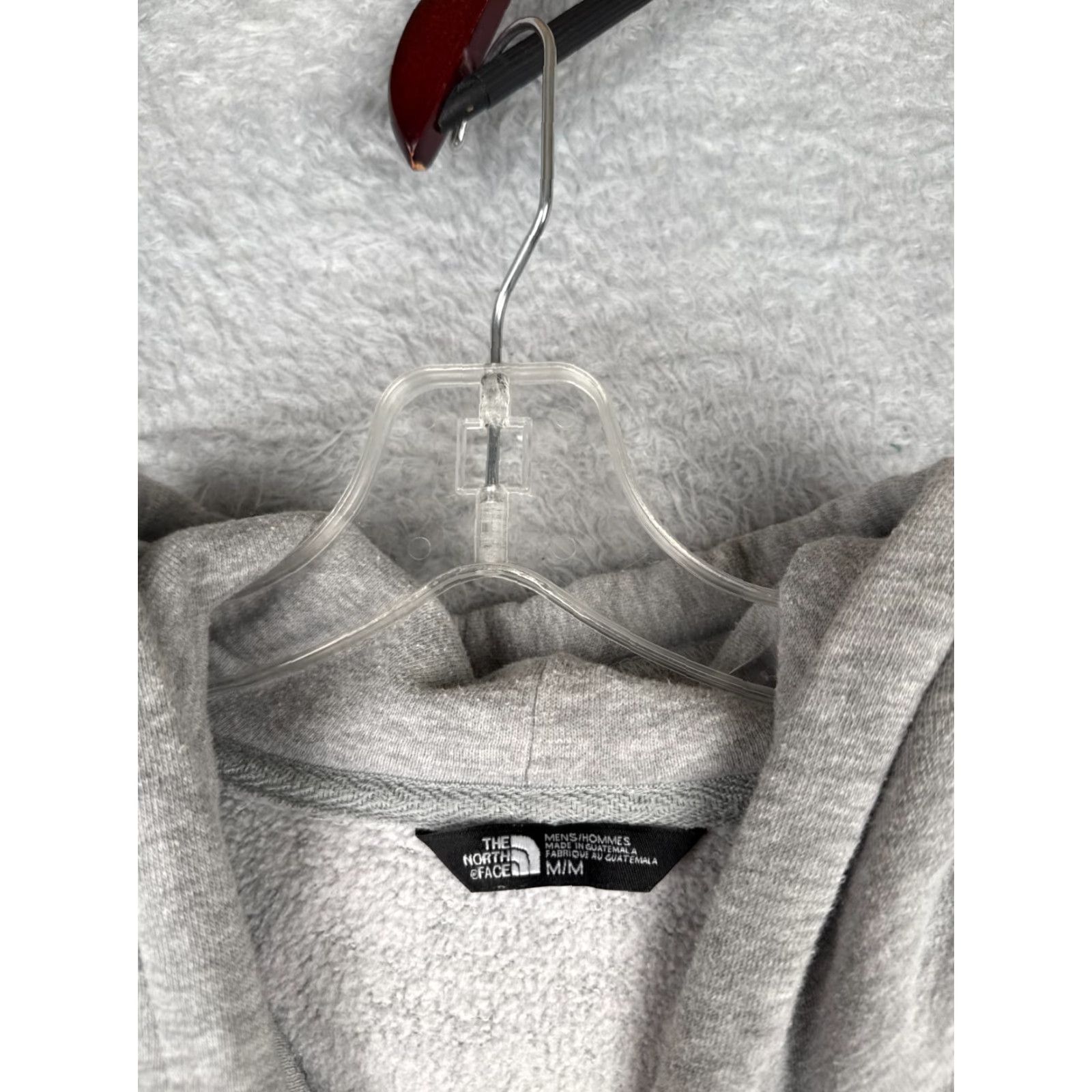 The North Face The North Face Men's Hoodie Pullover Gray Cotton Blend Cotton Jersey Pocket Drawstring Crew Neck M Size US M / EU 48-50 / 2 - 7 Thumbnail