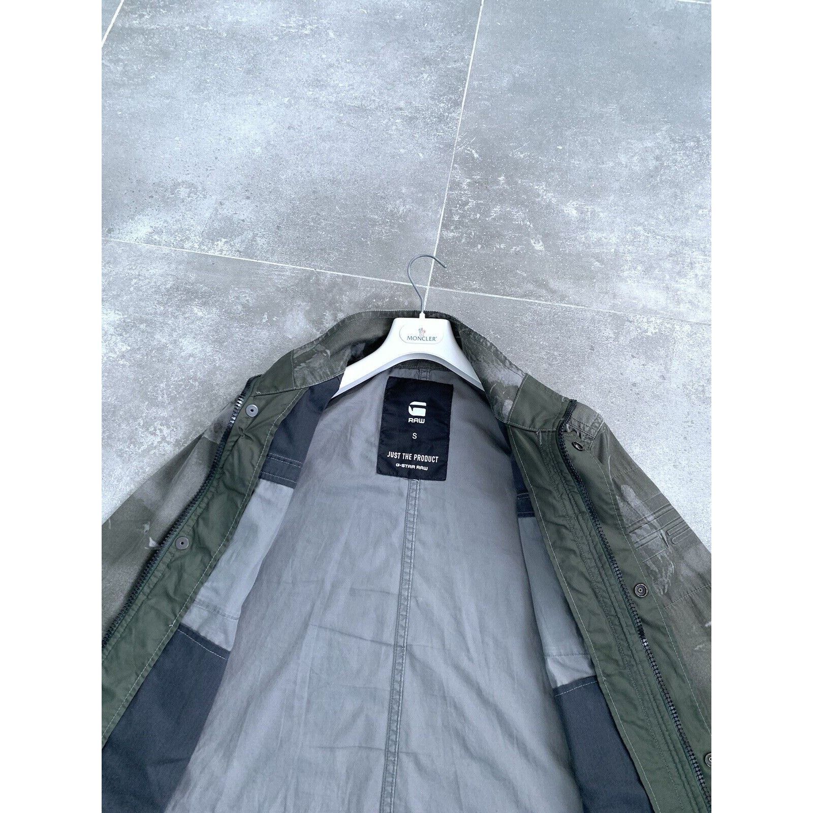 G-Star Men's G-STAR Raw Camo Overshirt Military Coat Jacket S EU 46 Size US S / EU 44-46 / 1 - 21 Thumbnail