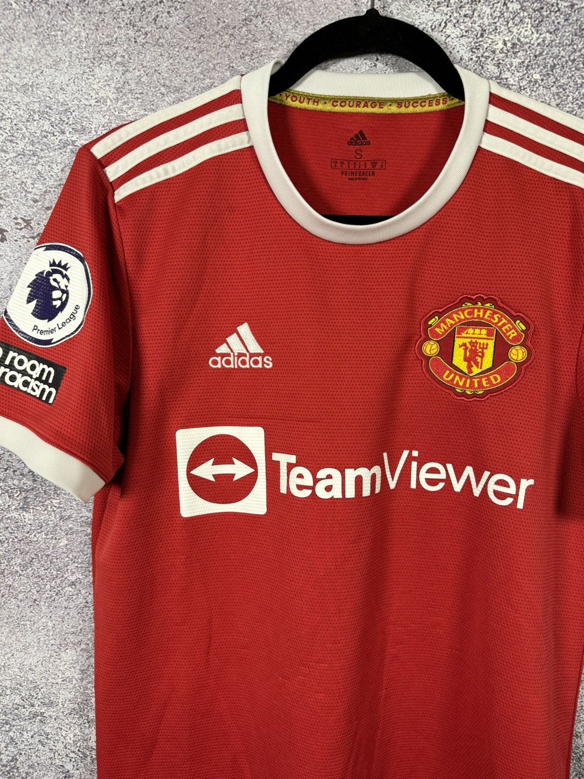 Adidas × Vintage RONALDO Manchester United 2021/22 Adidas Jersey Blockore S Size US S / EU 44-46 / 1 - 5 Thumbnail