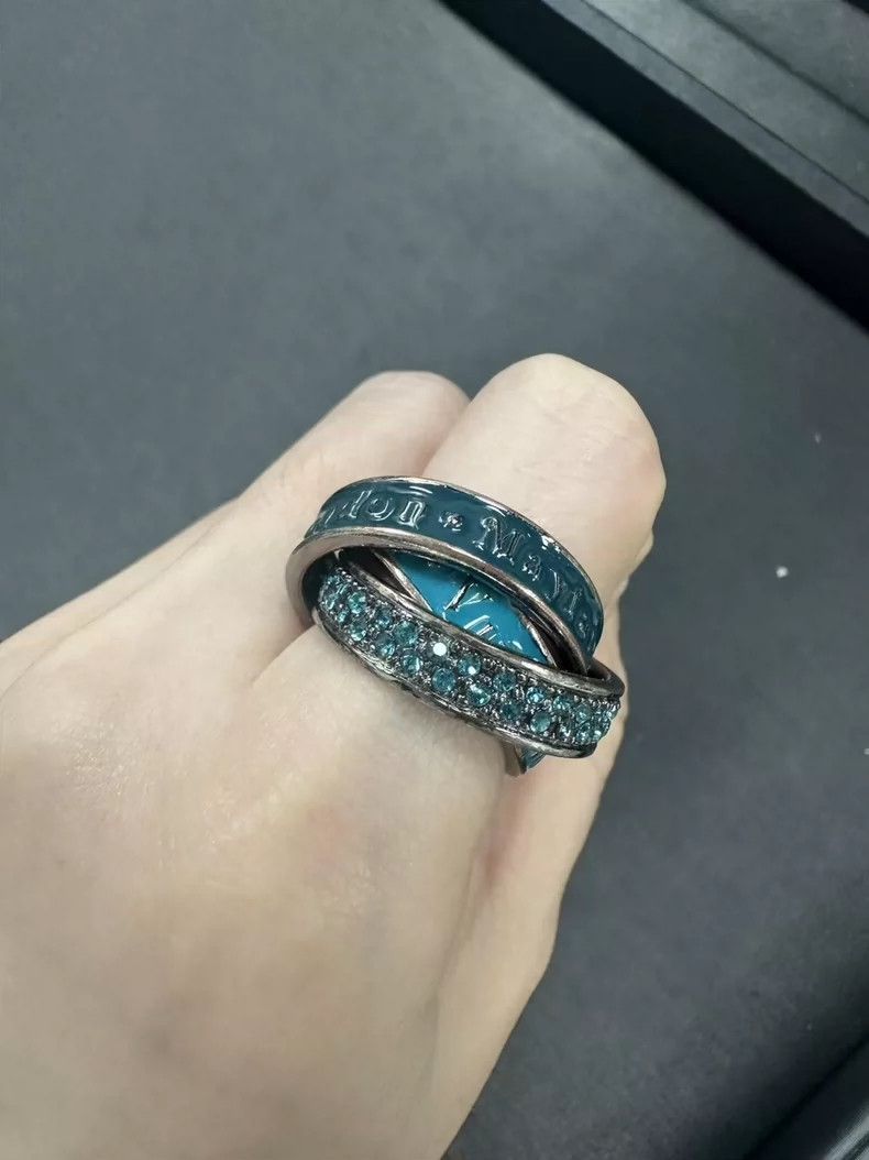 Vivienne Westwood Vivienne Westwood Saturn Three-Ring Design - dmc Size ONE SIZE - 1 Thumbnail