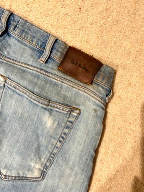 Paul Smith Light blue 34L straight-skinny jeans Size US 34 / EU 50 - 7 Thumbnail