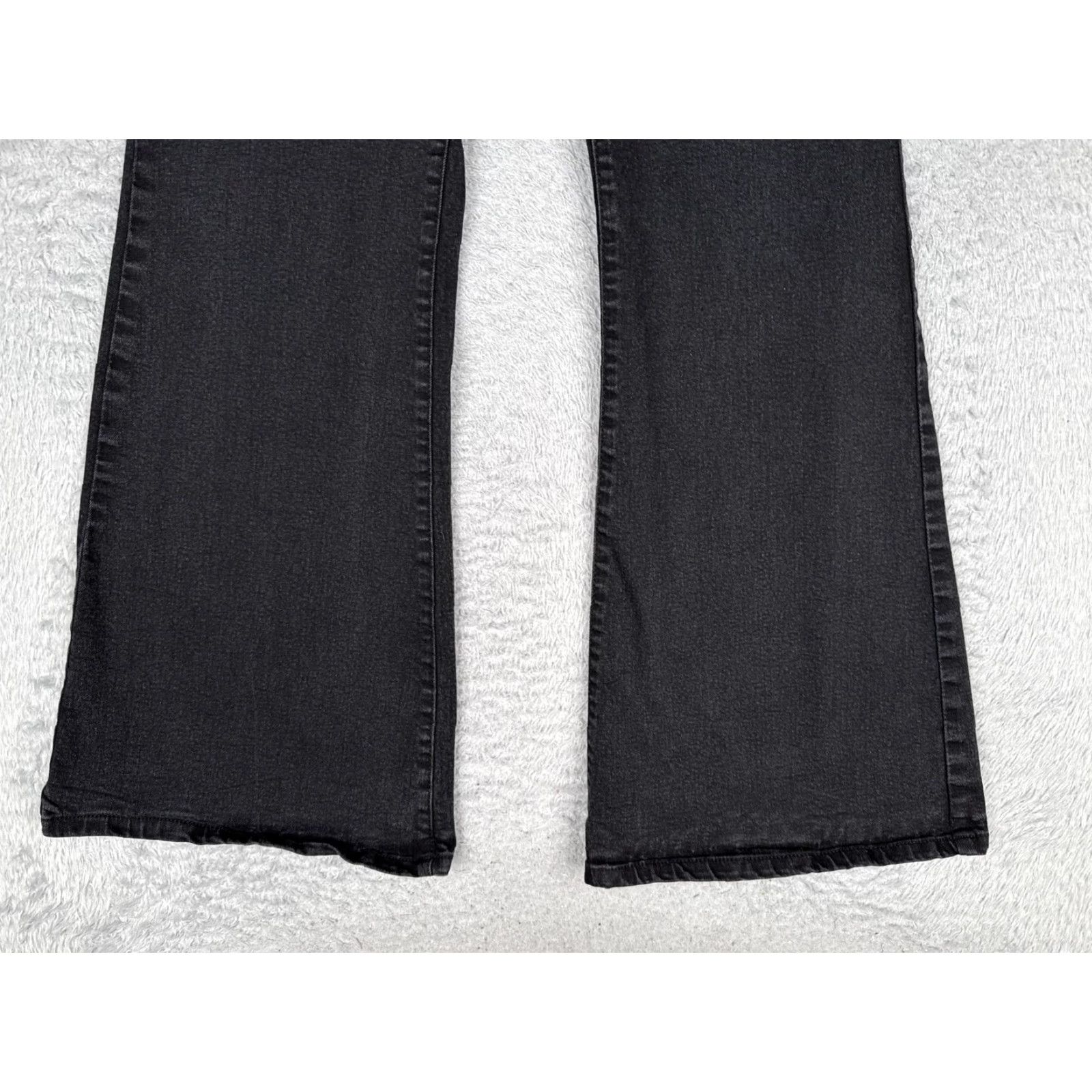 Vintage Celebrity Pink Jeans Juniors 15/32 Flare Denim Gray Charcoal Stretch 30x30 Size 36" / US 14 / IT 50 - 2 Thumbnail