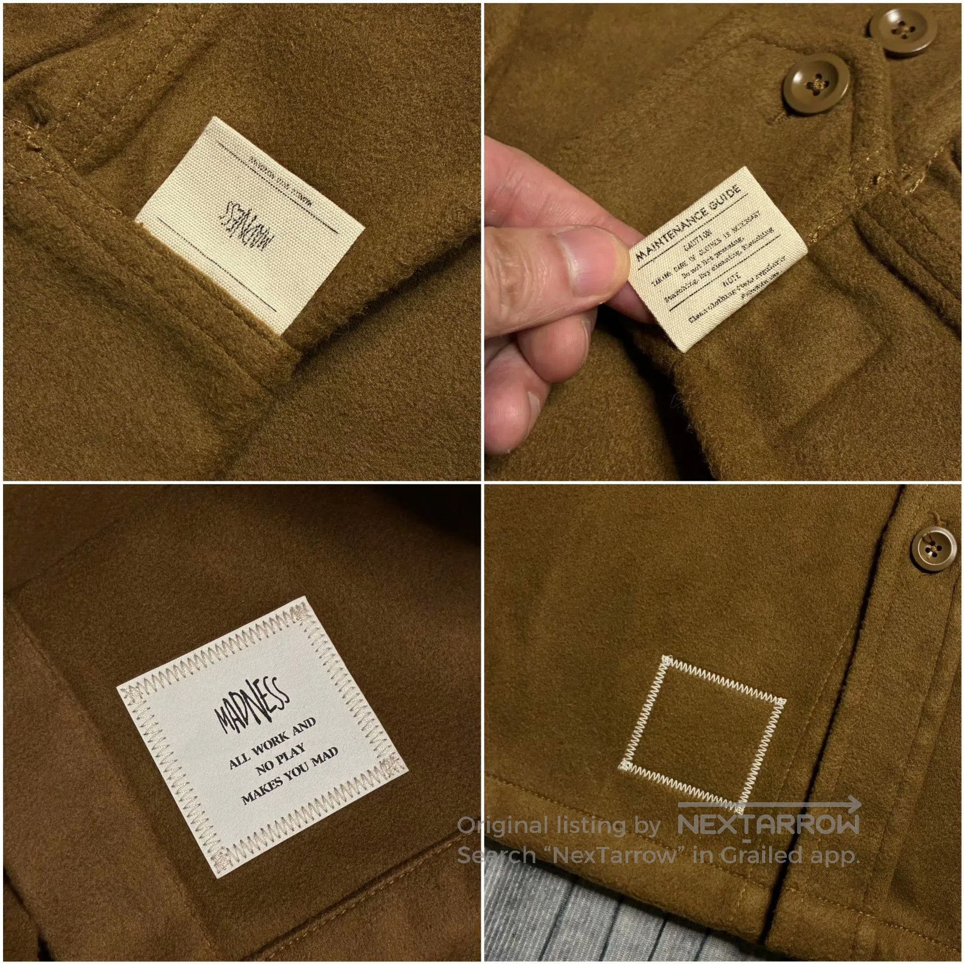 Madness MADNESS 23AW Shirt Jacket. Size US M / EU 48-50 / 2 - 4 Thumbnail