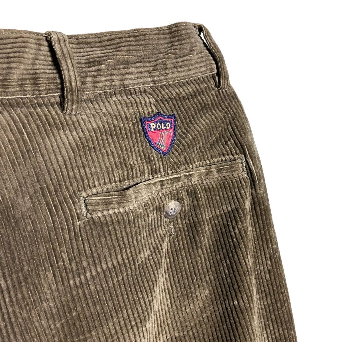 Polo Ralph Lauren × Vintage Vintage 90s Polo Golf Ralph Lauren Corduroy Baggy Pants Size US 34 / EU 50 - 3 Thumbnail
