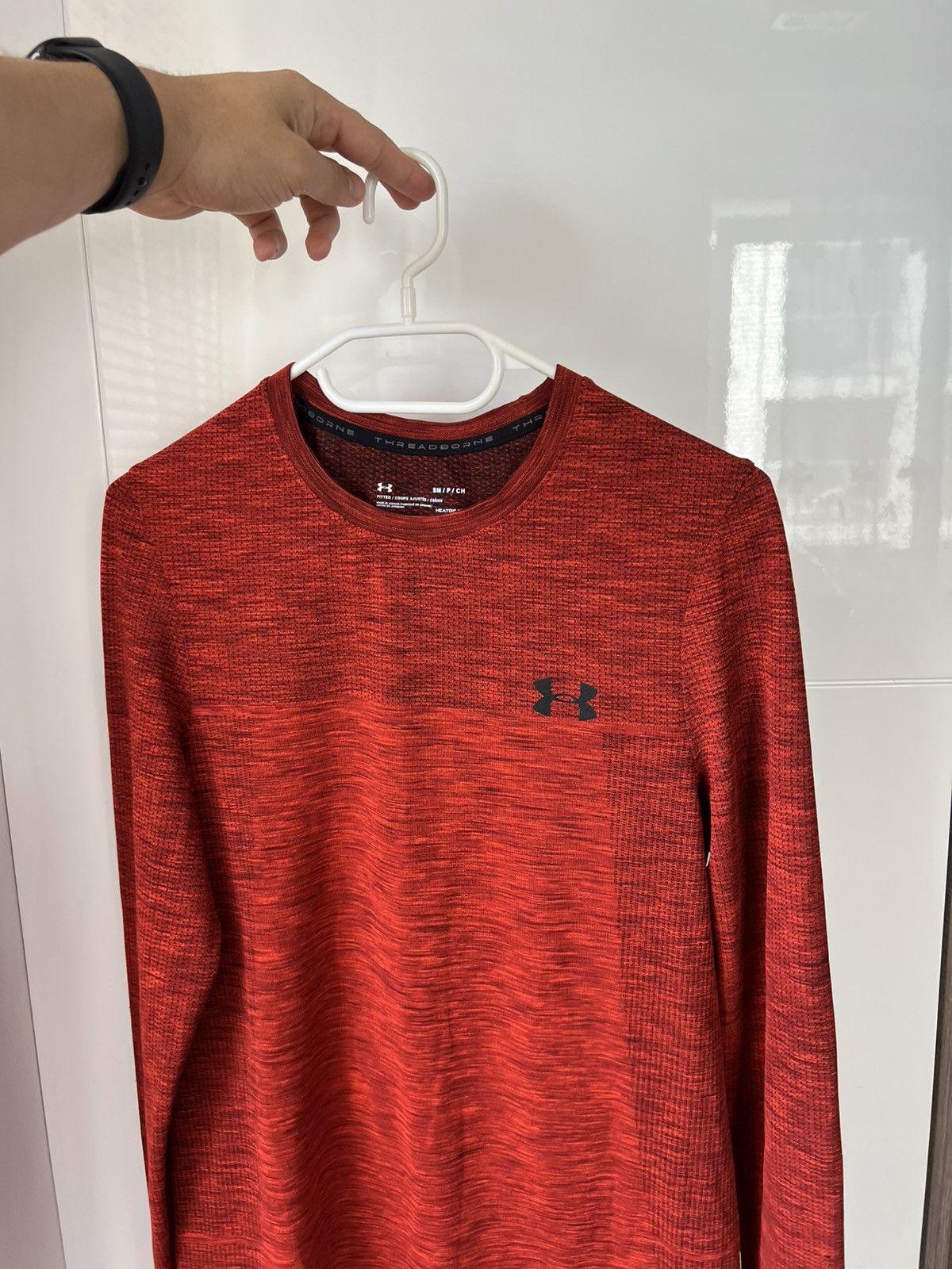 Under Armour Under Armour Threadborne Heatgear Fit Onyx Long Sleeve Tee Size US S / EU 44-46 / 1 - 2 Thumbnail