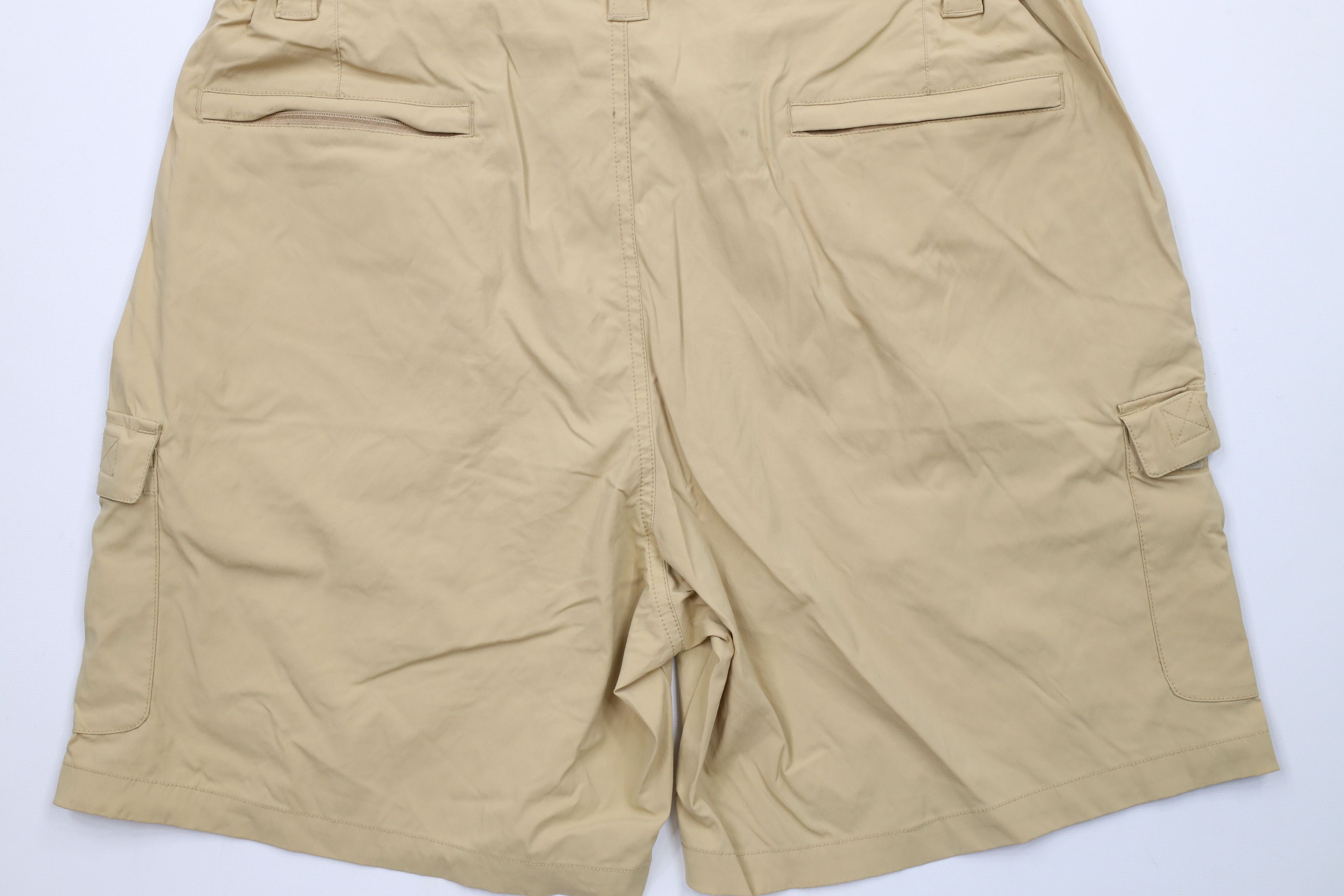 L.L. Bean × Vintage Vintage LL Bean Stretch Above Knee Hiking Cargo Shorts Beige Size US 34 / EU 50 - 9 Thumbnail