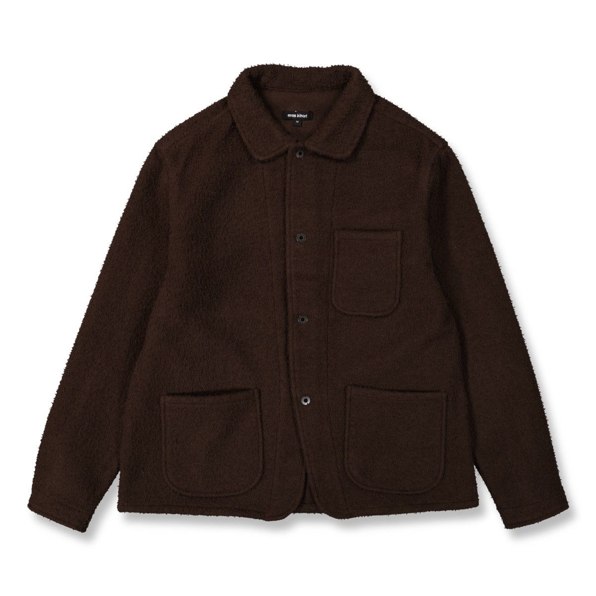 Evan Kinori Evan Kinori Three Pocket Jacket Brown Casentino Wool Small Size US S / EU 44-46 / 1 - 2 Thumbnail