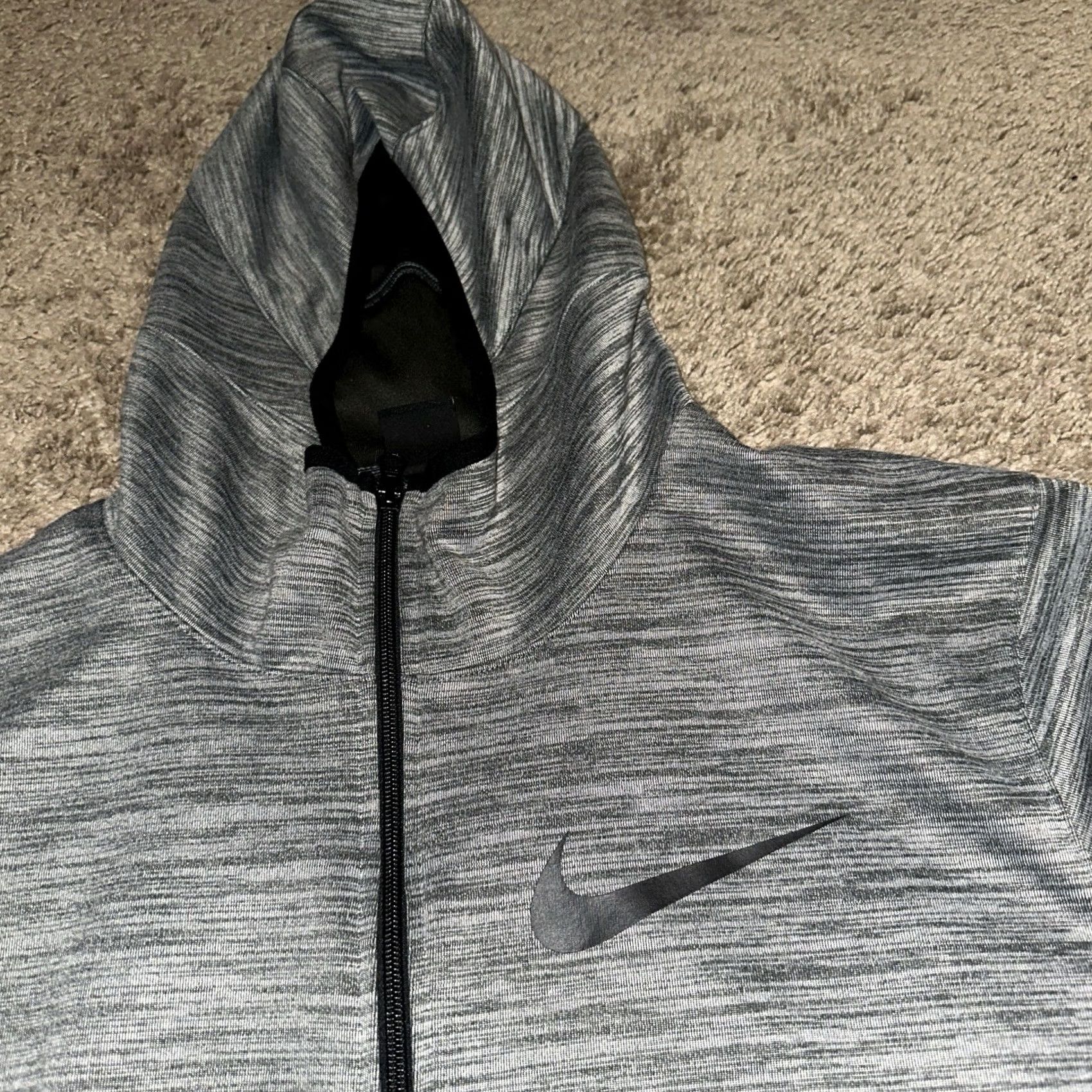 Nike Nike Hoodie Mens 2XL Full Zip Dri-Fit Gray Size US XXL / EU 58 / 5 - 2 Thumbnail