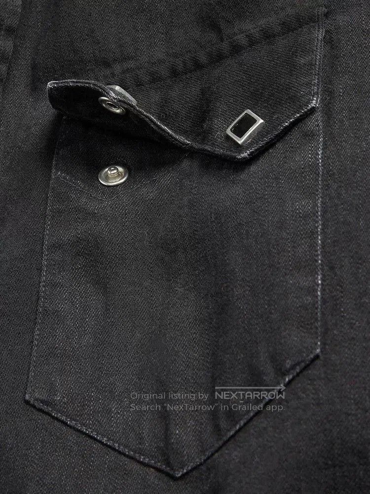 RRL Ralph Lauren RRL Classic Indigo Cotton Western Shirt. Size US M / EU 48-50 / 2 - 6 Thumbnail