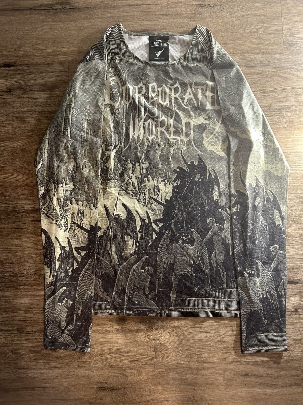 Destroy Lonely Corporate World ‘Paradise Lost’ Mesh shirt Size US L / EU 52-54 / 3 - 1 Thumbnail