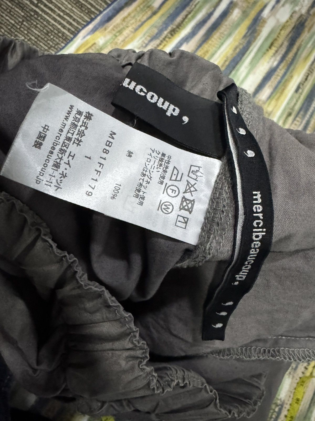 mercibeaucoup Mercibeaucoup by Issey Miyake wide cropped cargo pant Size US 32 / EU 48 - 4 Thumbnail