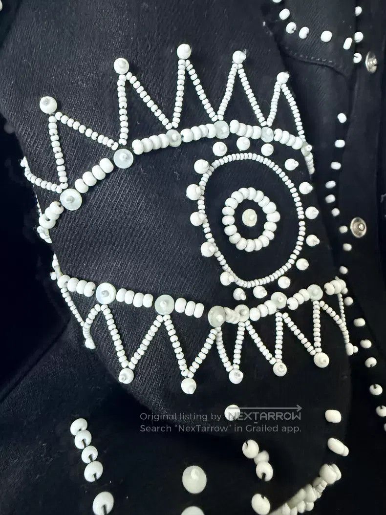 Valentino Valentino Black beaded embroidered shirt Size US M / EU 48-50 / 2 - 3 Thumbnail