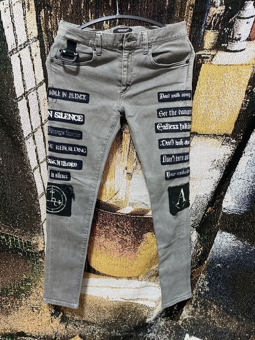 Undercover Undercover 18ss joy division patch denim pants | Grailed