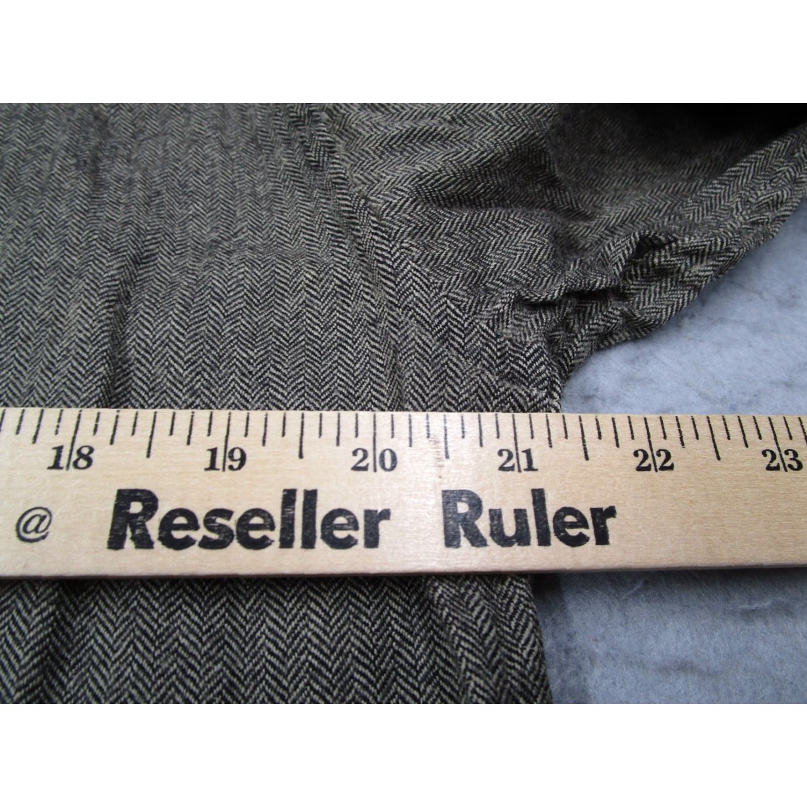Banana Republic VINTAGE Banana Republic Men's Button-Up Shirt Long Sleeve Collared Wool/Cotton Tweed Geometric Pattern 90s Casual Winter Medium Brown Size US M / EU 48-50 / 2 - 6 Thumbnail