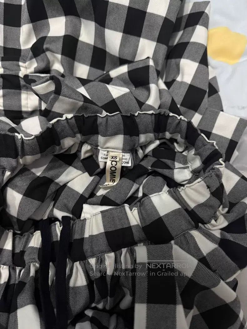 Comme des Garcons Comme Des Garcons size XS Main Line Black and White Plaid Size 25" / US 0 / IT 36 - 3 Thumbnail