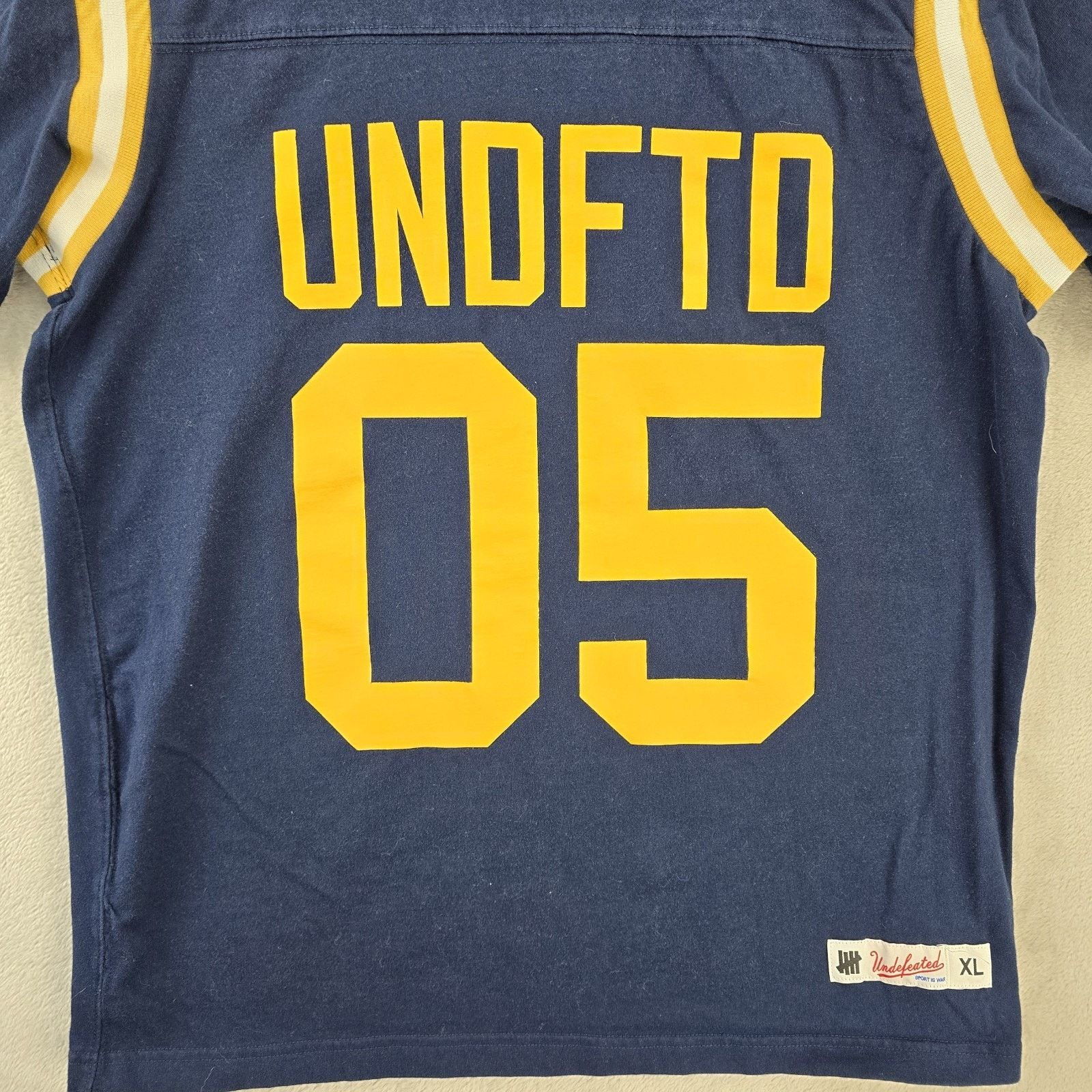 Undefeated Undefeated Navy Gridiron Shirt XL Jersey UNDFTD 05 Football Size US XL / EU 56 / 4 - 2 Thumbnail