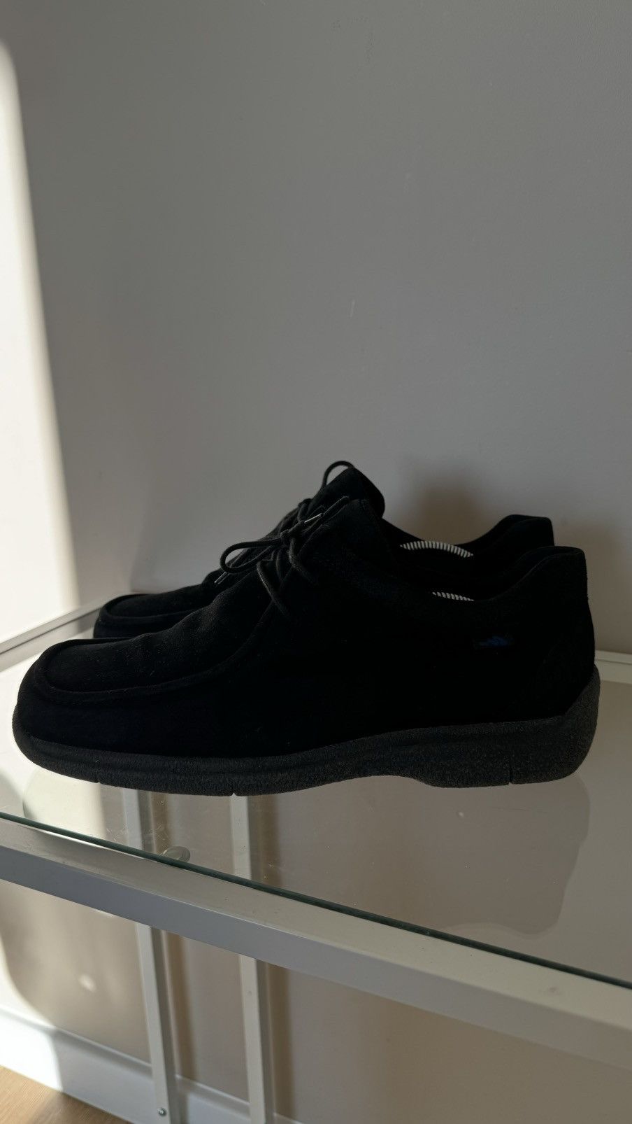 Ecco ECCO avant garde sneakers suede leather shoes Size US 11.5 / EU 44-45 - 3 Thumbnail