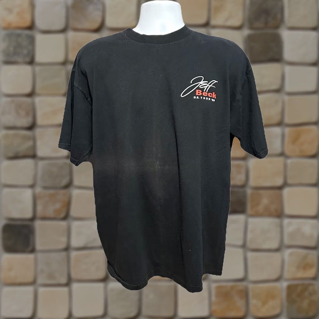 Doublet Vintage Jeff Beck Who Else US Tour Shirt 1999 Men XL Black Short Sleeve Double Sided Size US XL / EU 56 / 4 - 1 Thumbnail