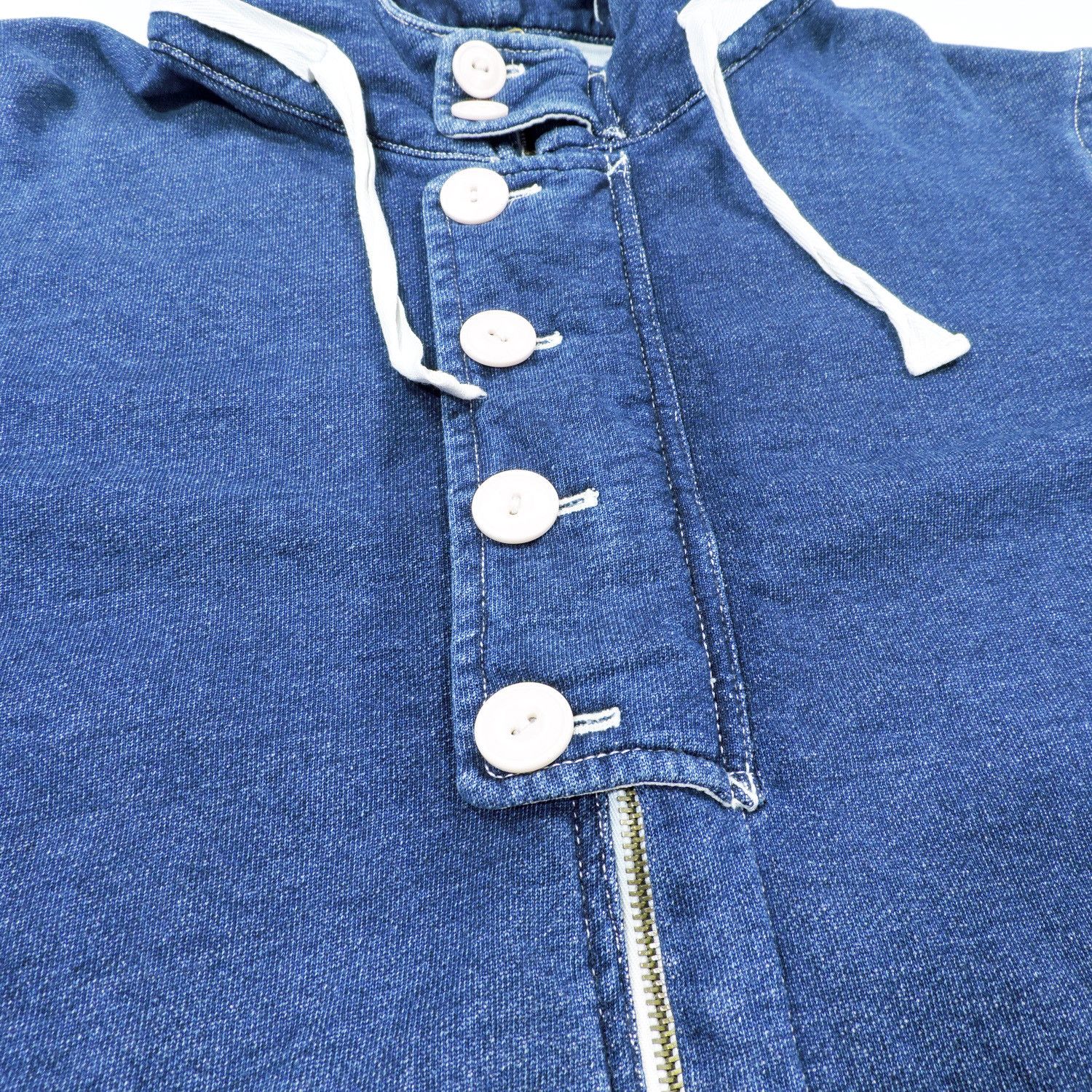 Japanese Brand HOUSTON UNION MADE NAVAL EQUIP USN GUNNER SMOCK DENIM JACKET Size US M / EU 48-50 / 2 - 10 Thumbnail