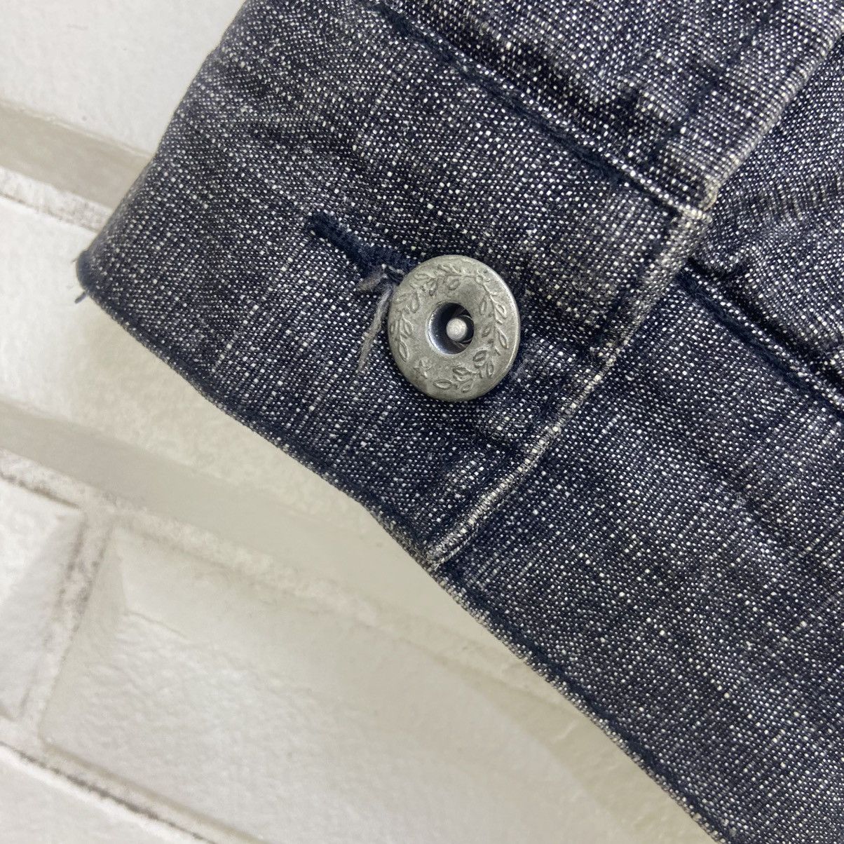 Japanese Brand Vintage Never Seen Thing Sherpa Trucker Denim Jacket Size US M / EU 48-50 / 2 - 8 Thumbnail