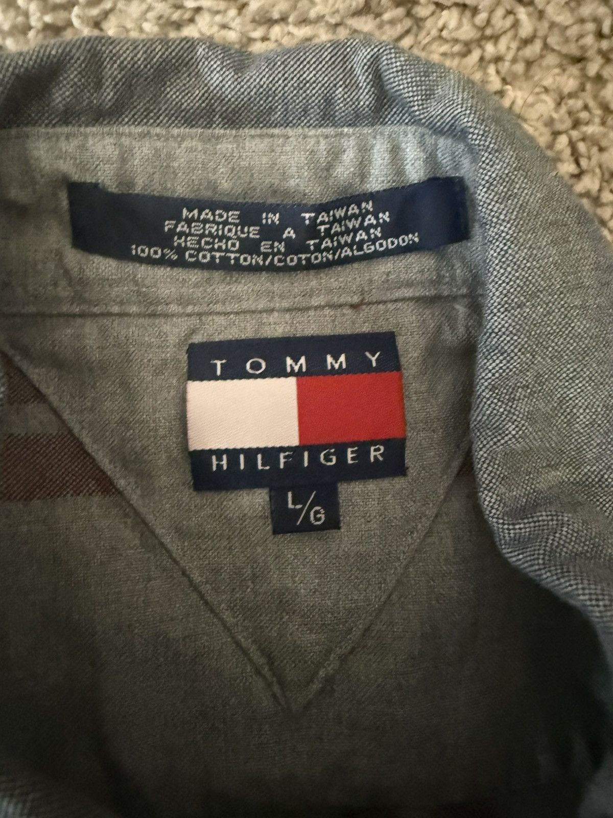 Tommy Hilfiger Vintage tommy hilfiger long sleeve button up Size US L / EU 52-54 / 3 - 2 Thumbnail