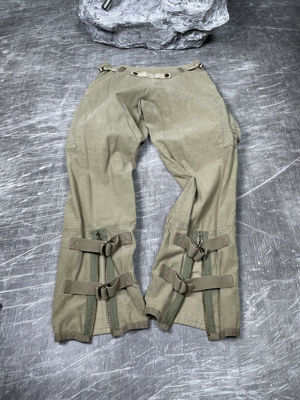 If Six Was Nine × Japanese Brand × Junya Watanabe Vintage Archive Zip Bandage Pants Punk Hysteric Style Size 28" / US 6 / IT 42 - 3 Thumbnail