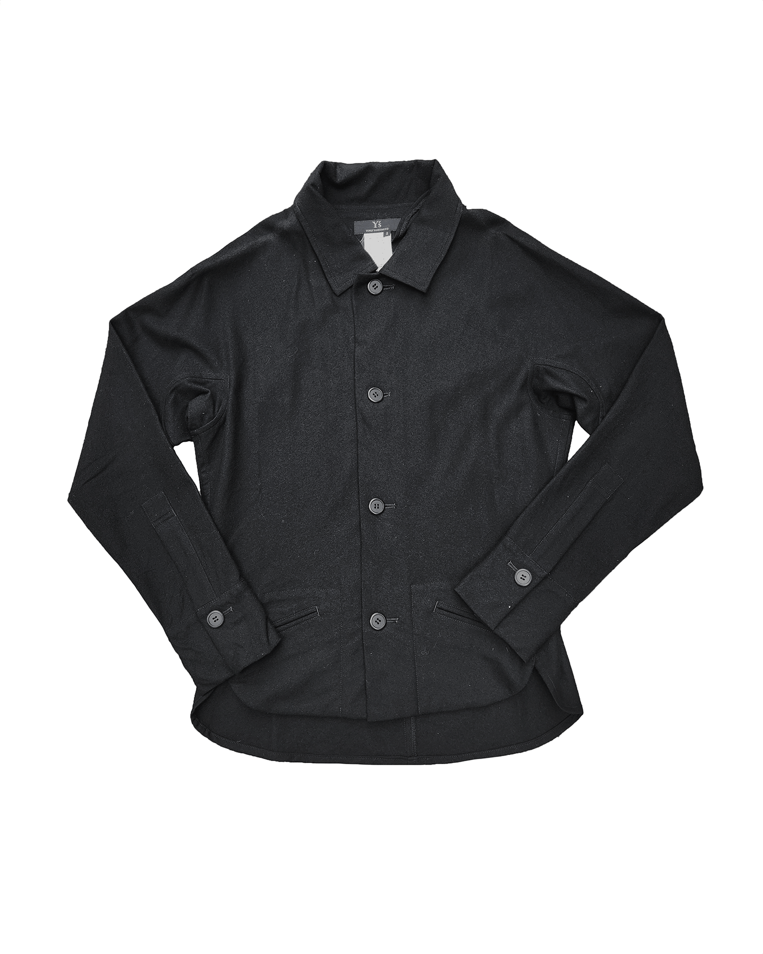 Yohji Yamamoto Y's by Yohji Yamamoto Fleece Wool Shirt Jacket Size M / US 6-8 / IT 42-44 - 1 Thumbnail